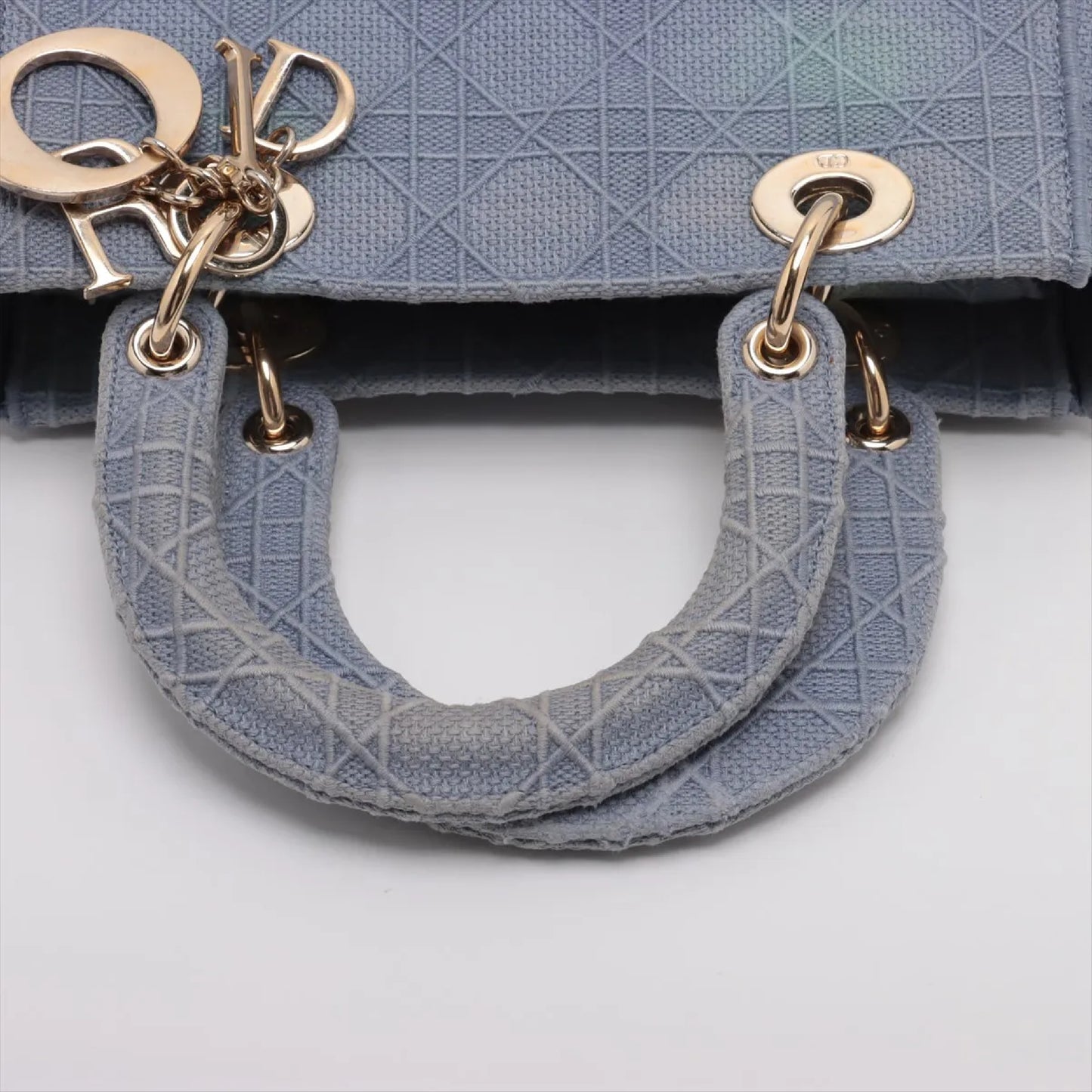 Dior Christian Dior Lady Dee-Lite Medium Canvas Dust Bag Handbag