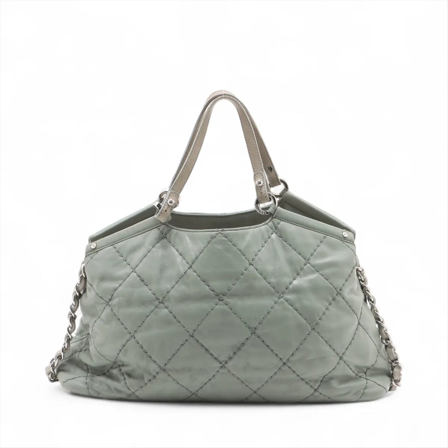 CHANEL Matelasse Leather 2-Way Handbag with Sticker and Card, 16th Series, Shoulder Bag