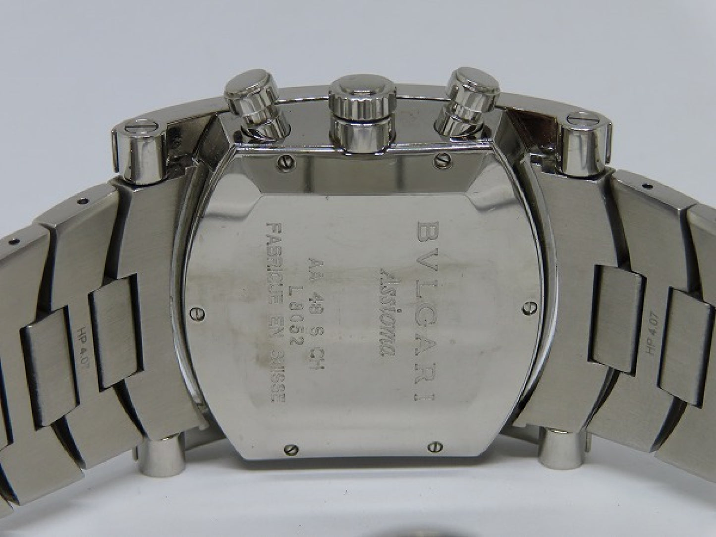 BVLGARI Assioma AA48SCH L8052 Automatic Black Dial Men's Watch