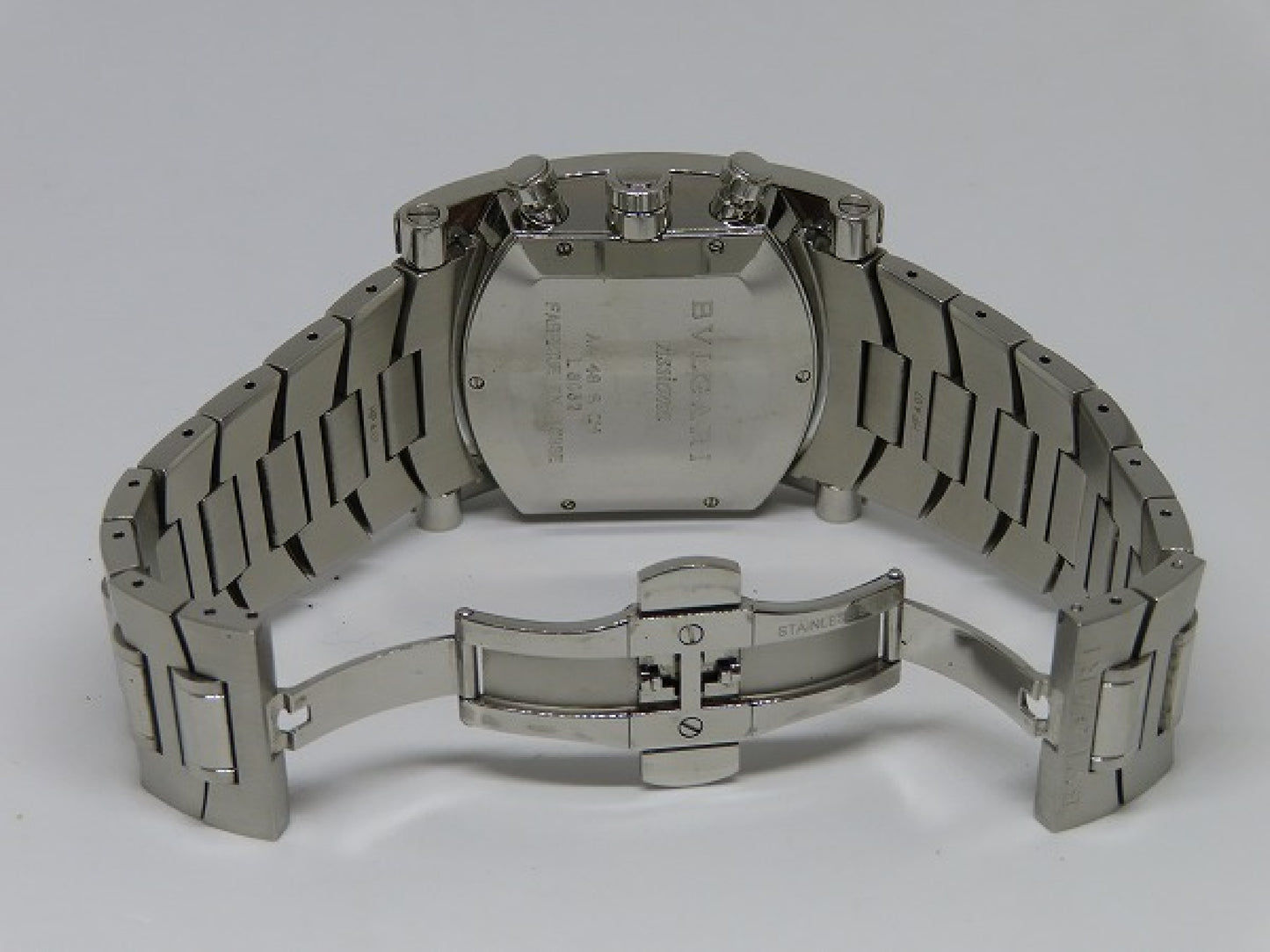 BVLGARI Assioma AA48SCH L8052 Automatic Black Dial Men's Watch