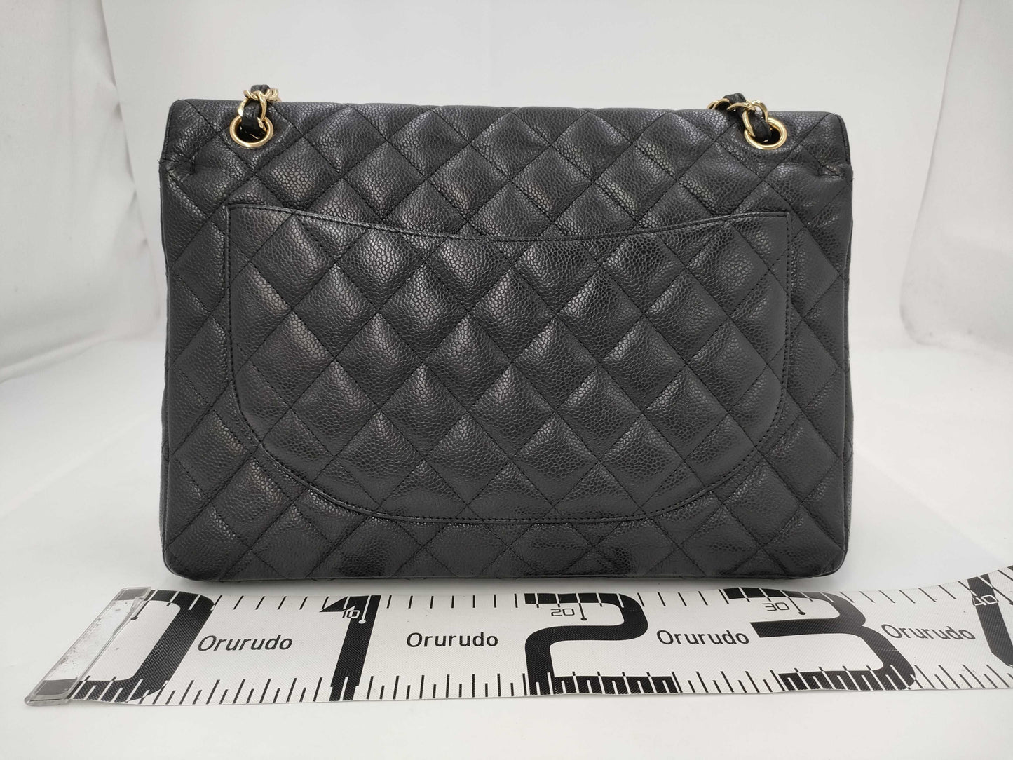 CHANEL Caviar Skin Matelasse W Maxi Shoulder Bag