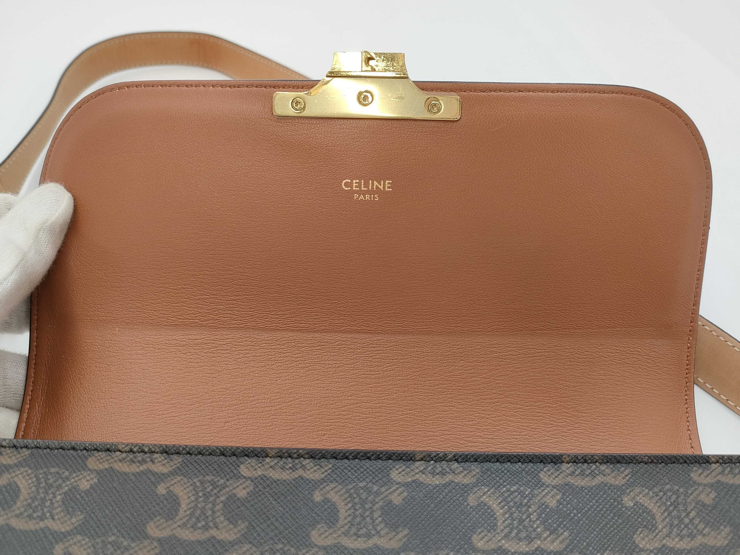 CELINE Teen Triomphe Shoulder Bag