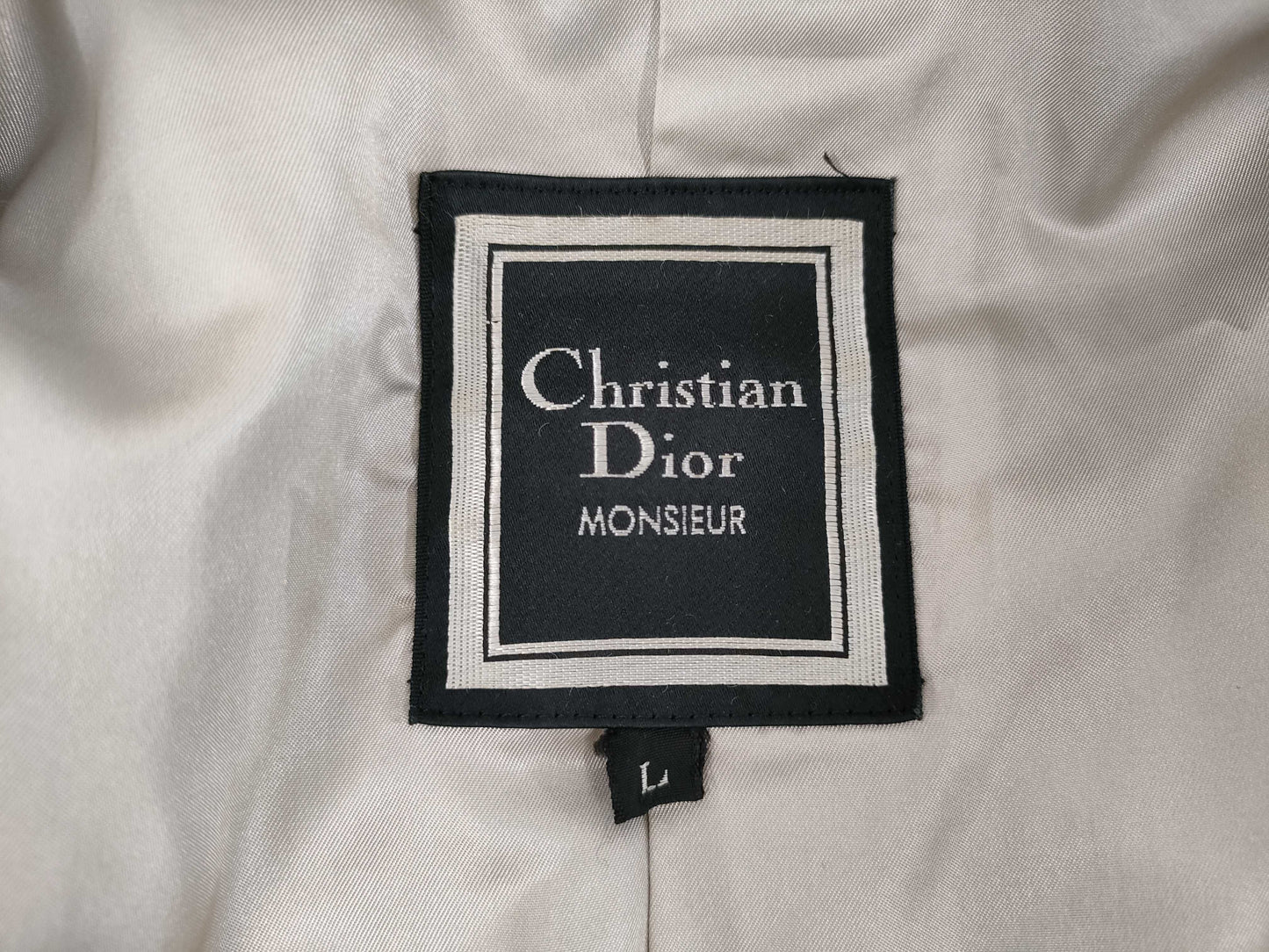 Dior Christian Dior CD Button Men's Wool Outerwear L Coat