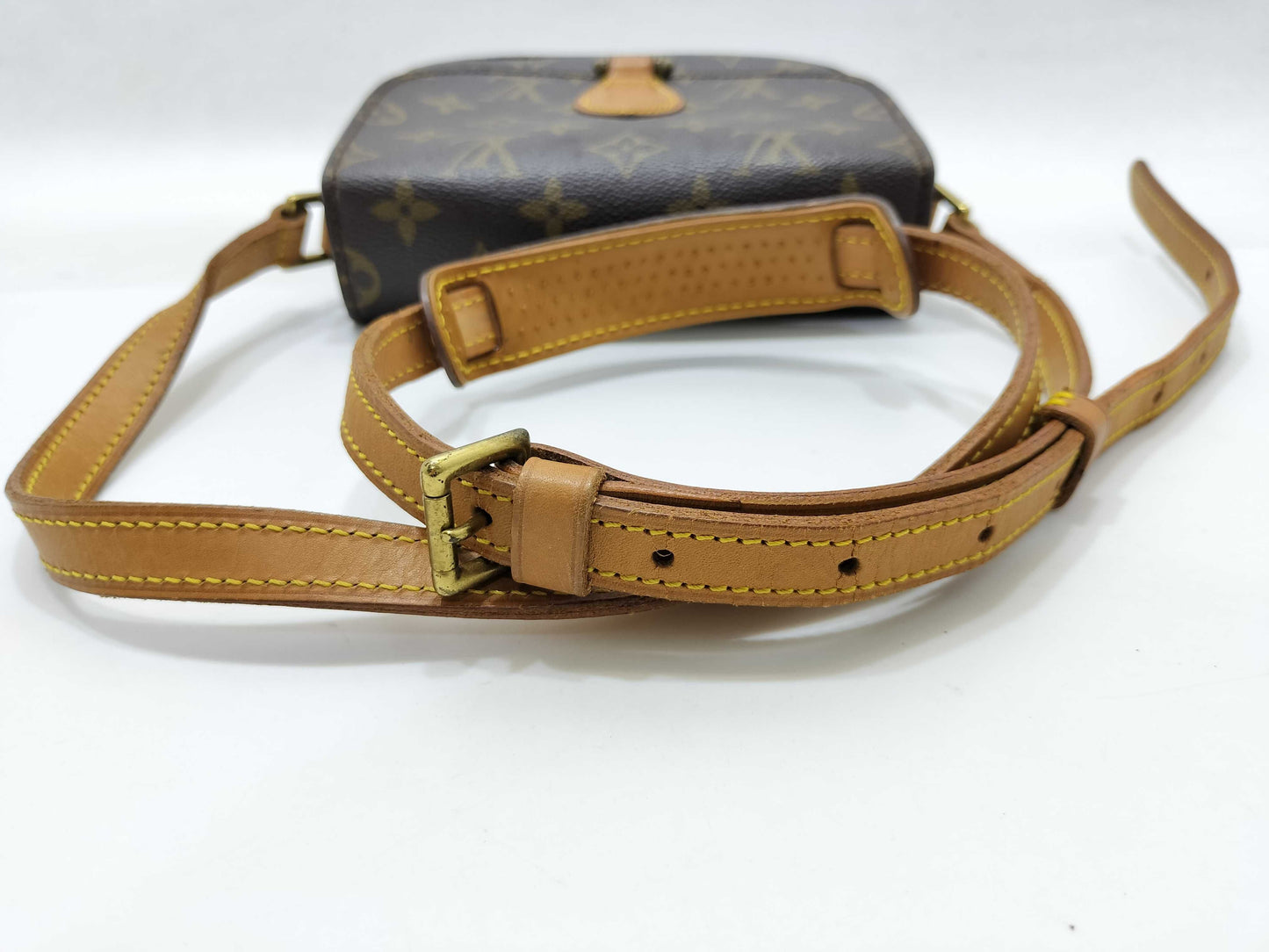 LOUIS VUITTON M51244 Monogram Mini Saint-Cloud Shoulder Bag