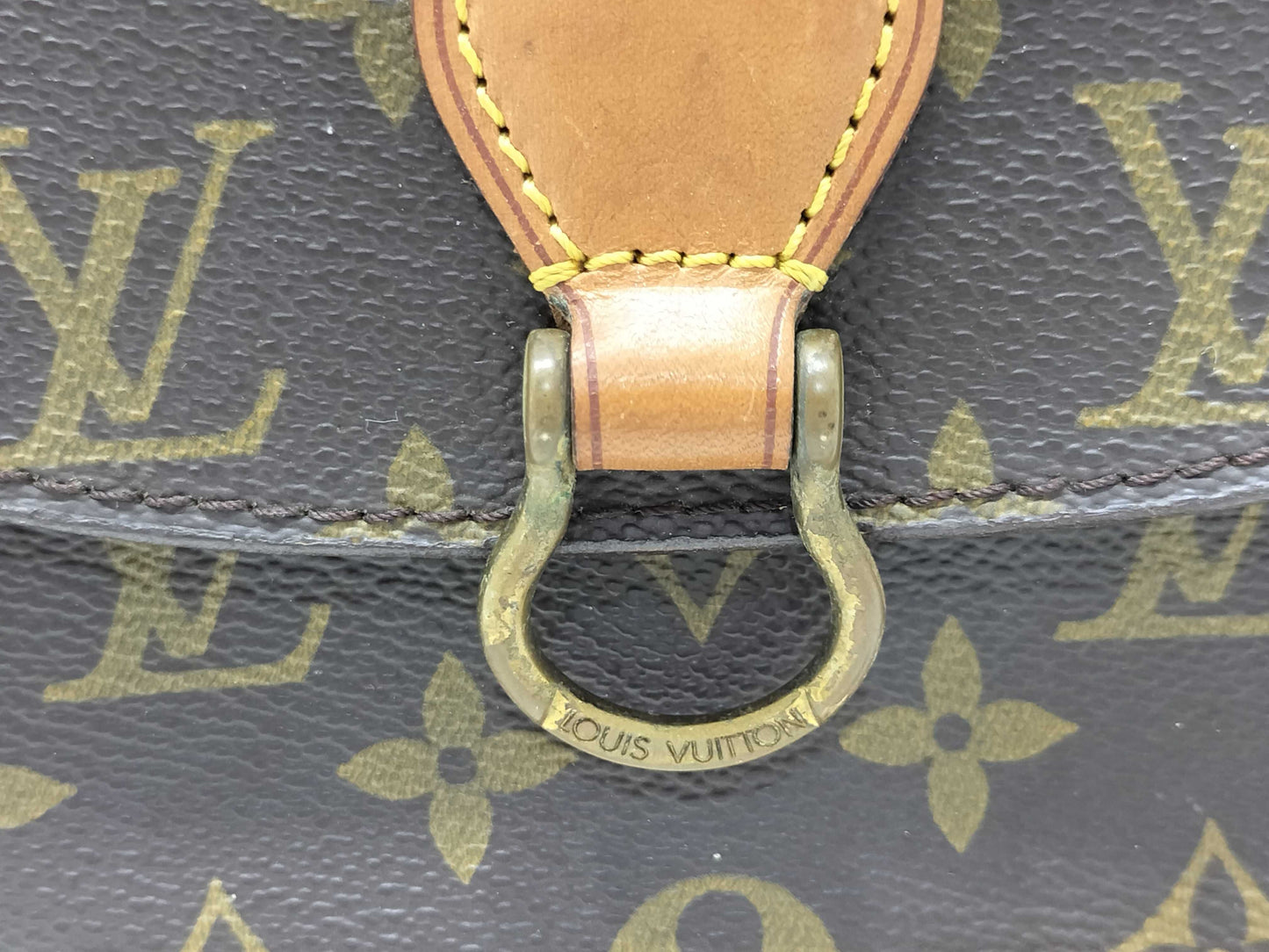 LOUIS VUITTON M51244 Monogram Mini Saint-Cloud Shoulder Bag