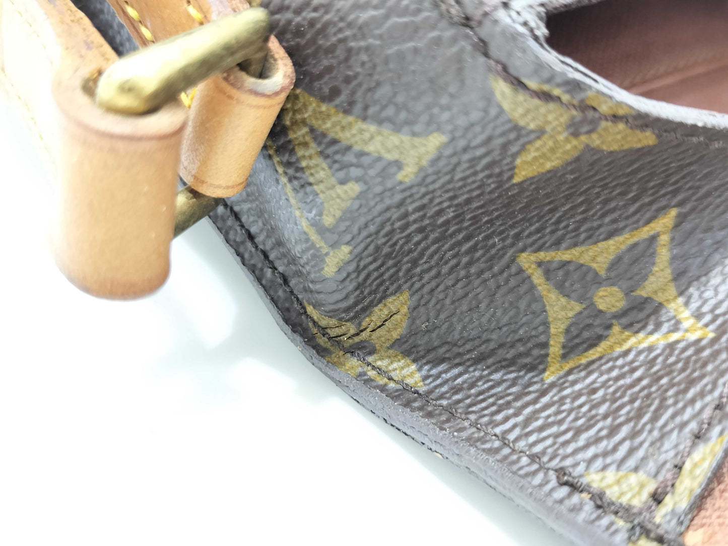 LOUIS VUITTON M51244 Monogram Mini Saint-Cloud Shoulder Bag