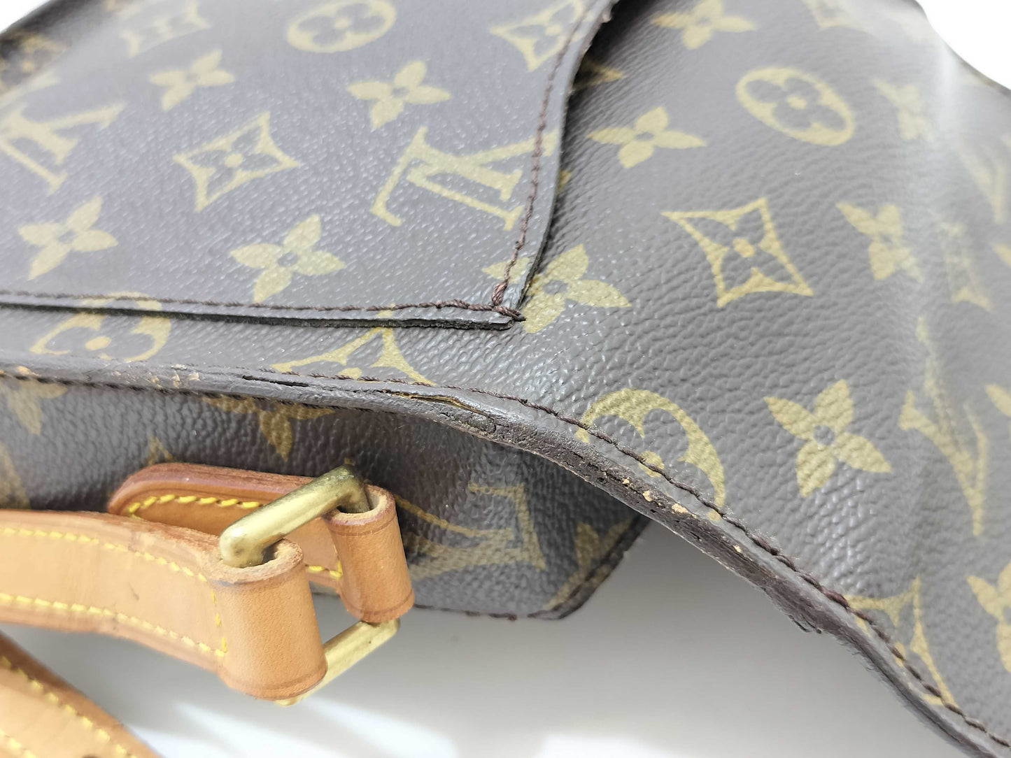 LOUIS VUITTON M51244 Monogram Mini Saint-Cloud Shoulder Bag