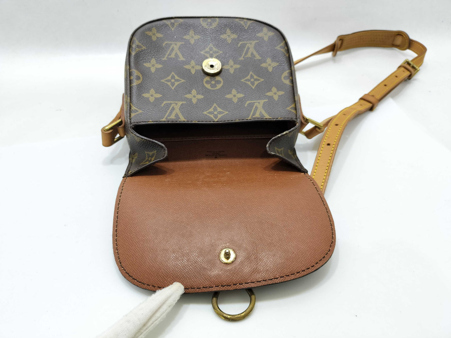 LOUIS VUITTON M51244 Monogram Mini Saint-Cloud Shoulder Bag