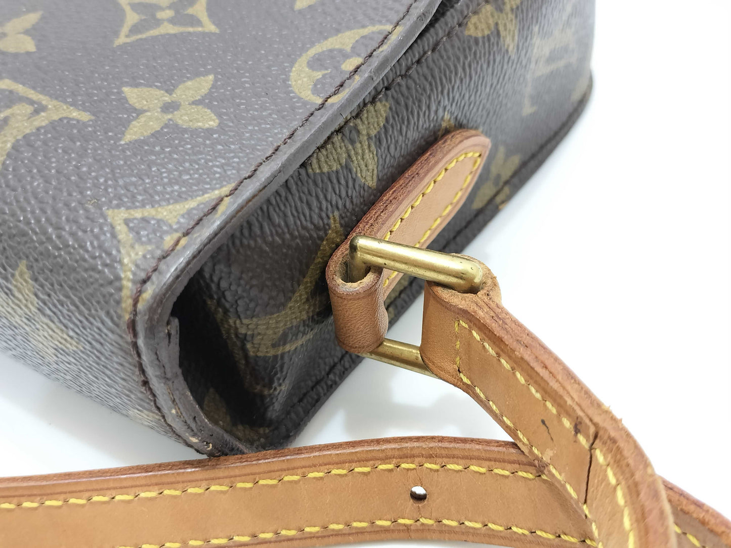 LOUIS VUITTON M51244 Monogram Mini Saint-Cloud Shoulder Bag