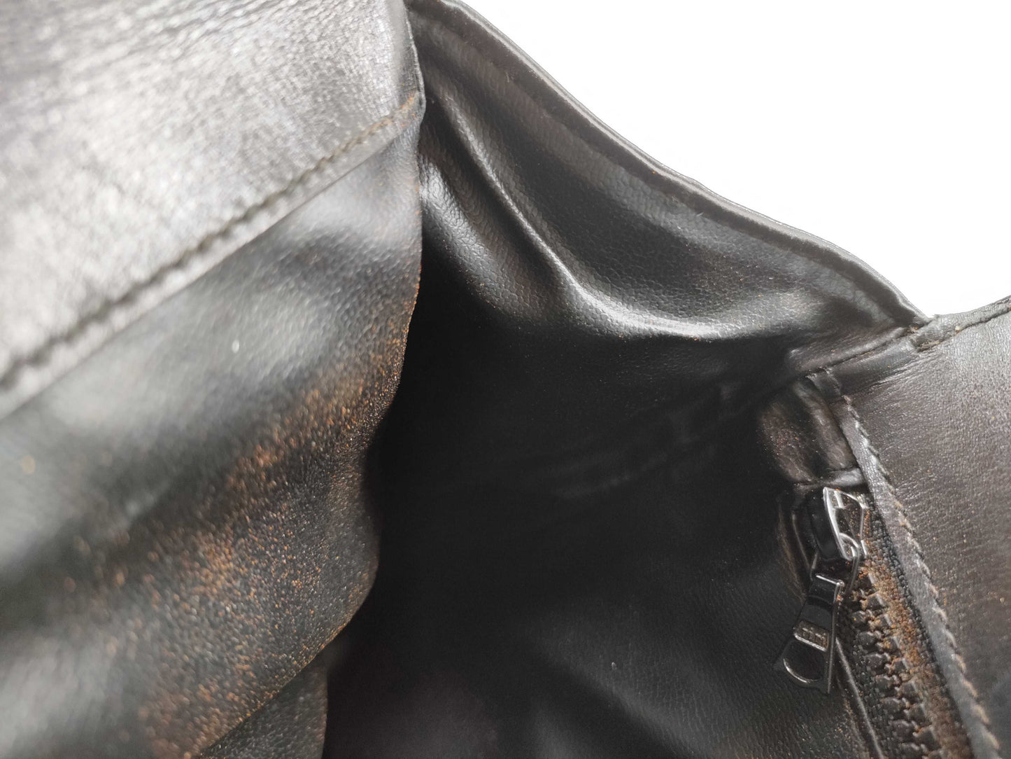 CELINE Leather Triomphe Hardware Handbag