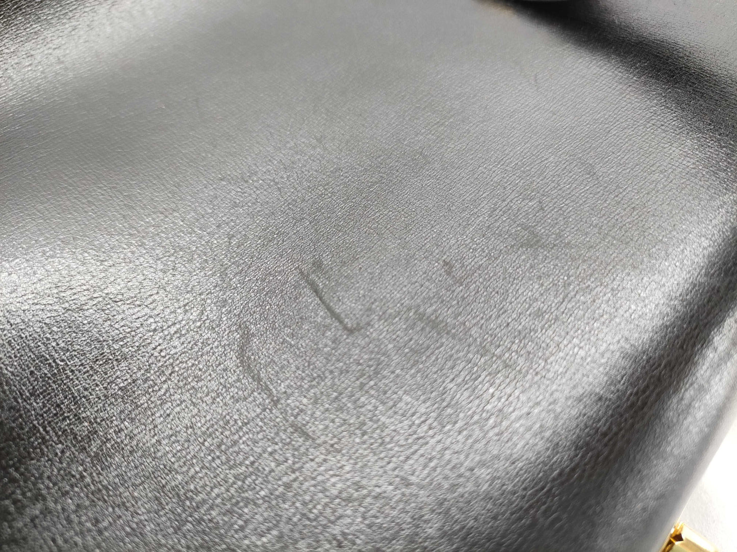 CELINE Leather Triomphe Hardware Handbag