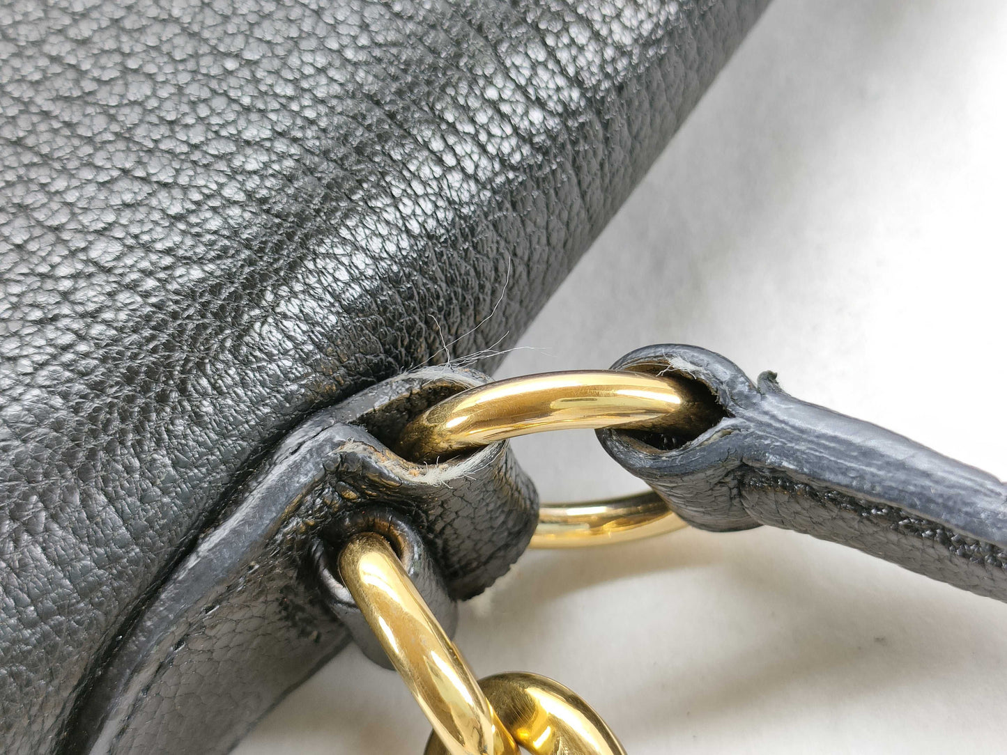 Miu Miu Madras Leather 2-Way Shoulder Bag