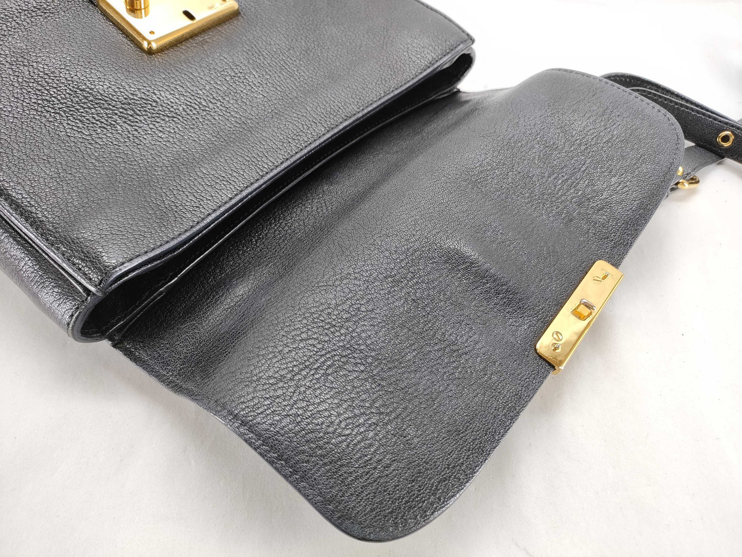 Miu Miu Madras Leather 2-Way Shoulder Bag