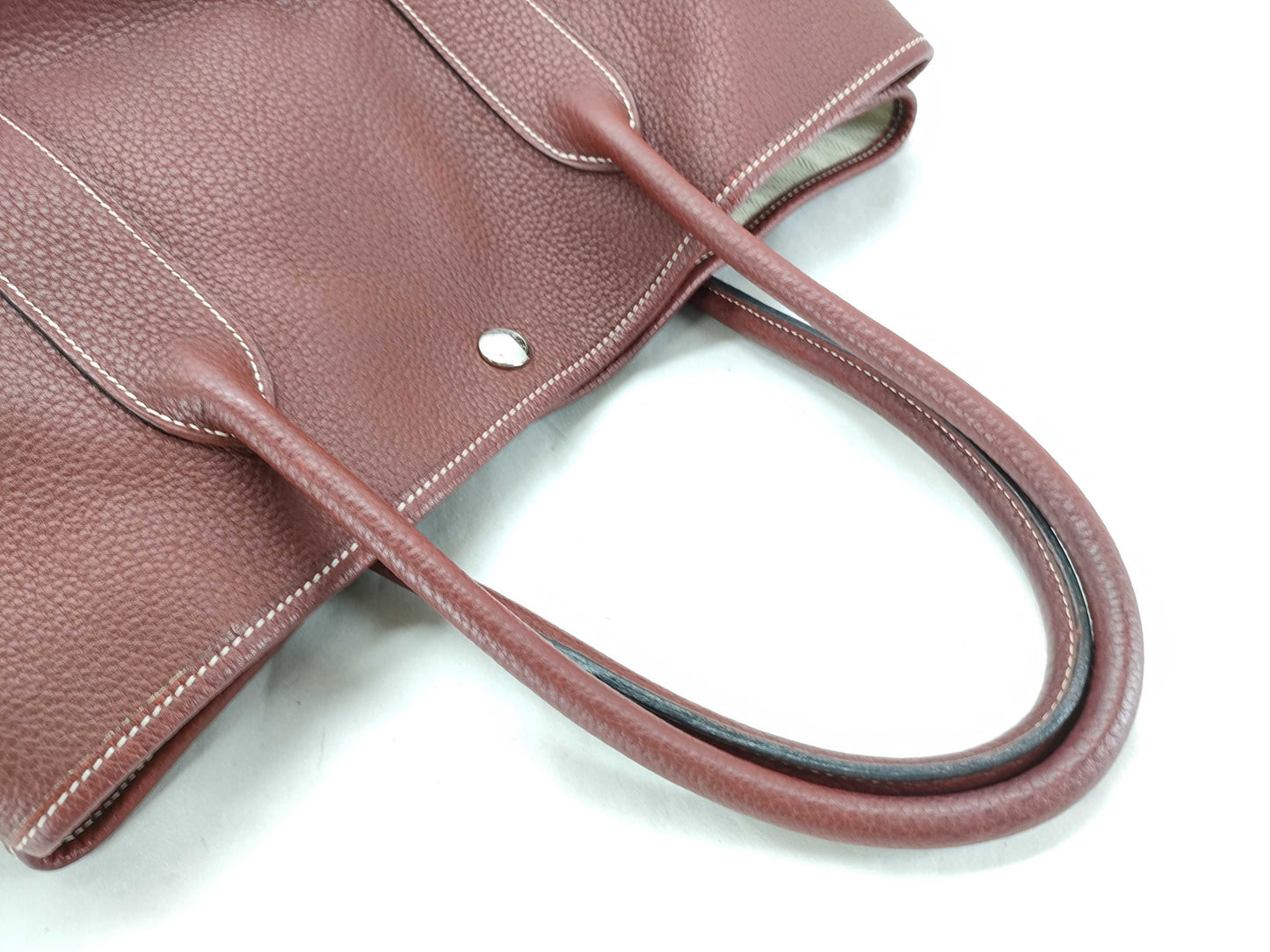 HERMES Garden Party PM Tote Bag with K Stamp