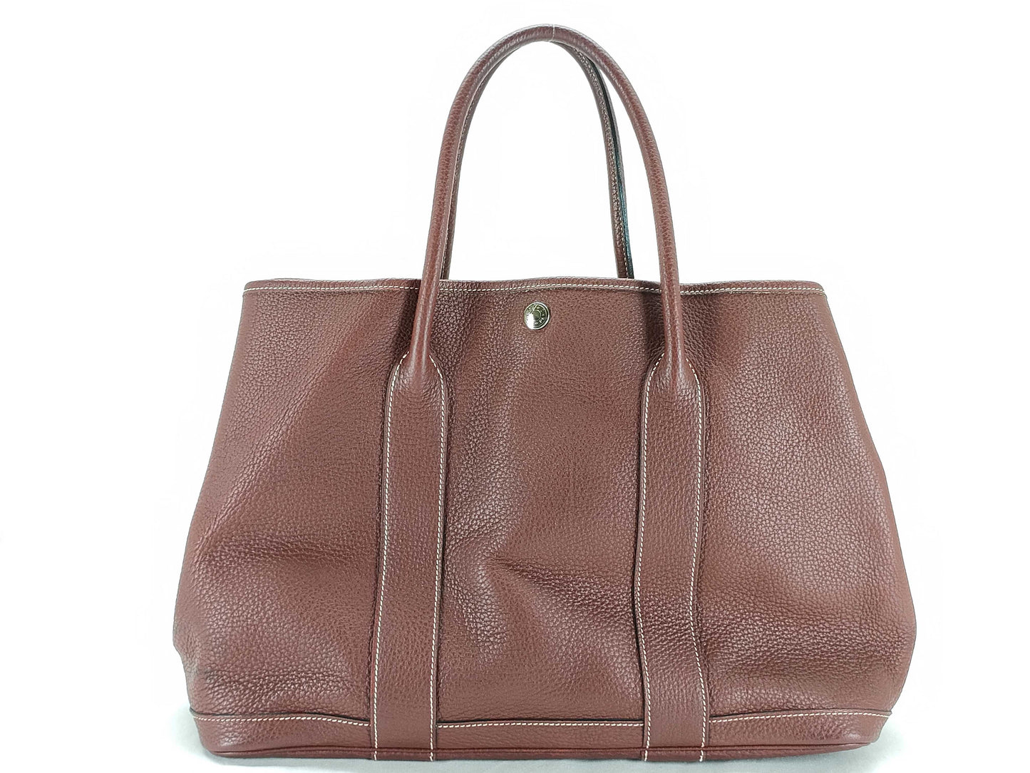 HERMES Garden Party PM Tote Bag with K Stamp