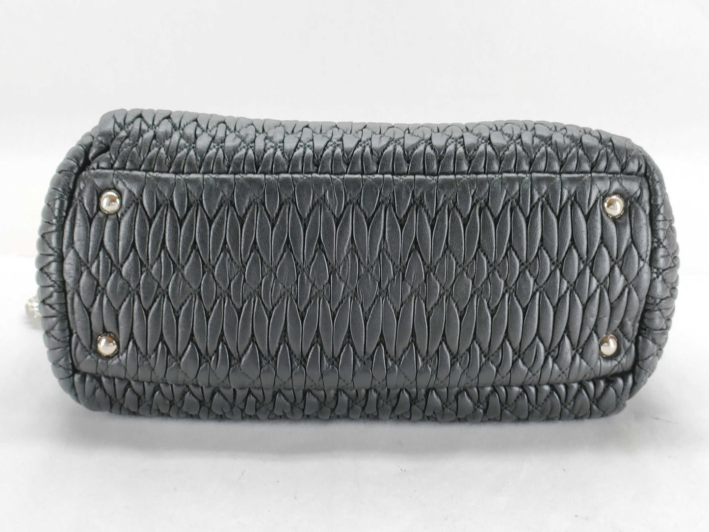 Miu Miu Matelasse Leather Shoulder Bag Tote Bag