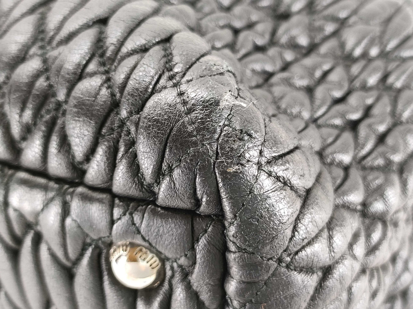Miu Miu Matelasse Leather Shoulder Bag Tote Bag