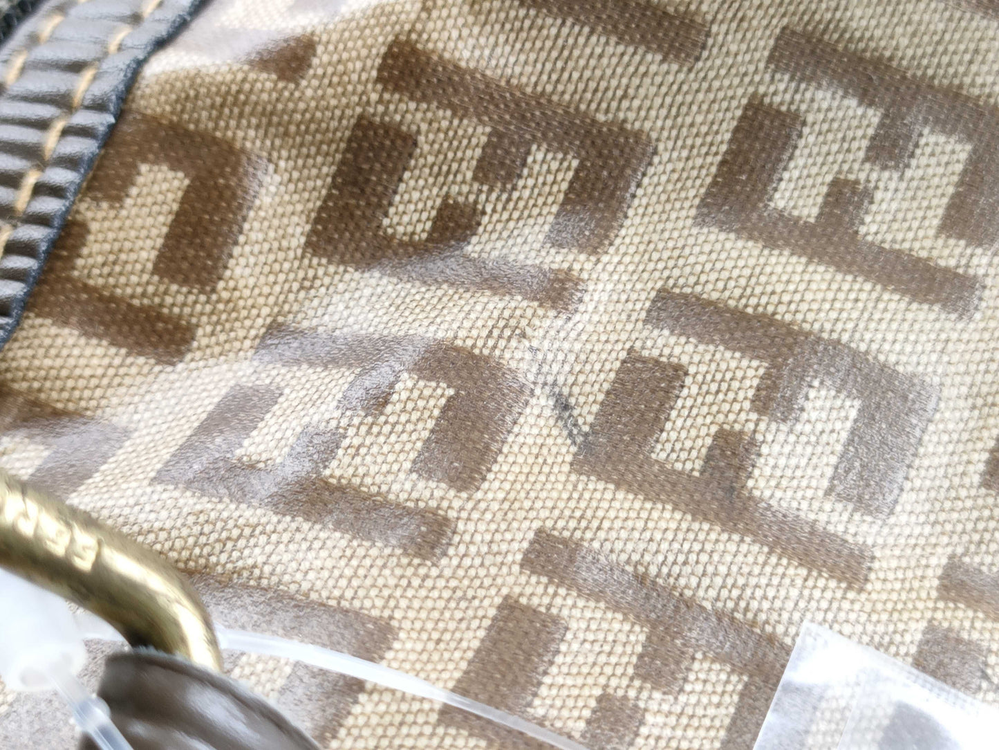FENDI Zucchino PVC Boston Bag Boston Bag
