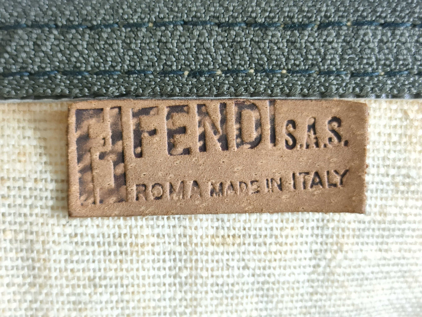 FENDI Zucchino PVC Boston Bag Boston Bag