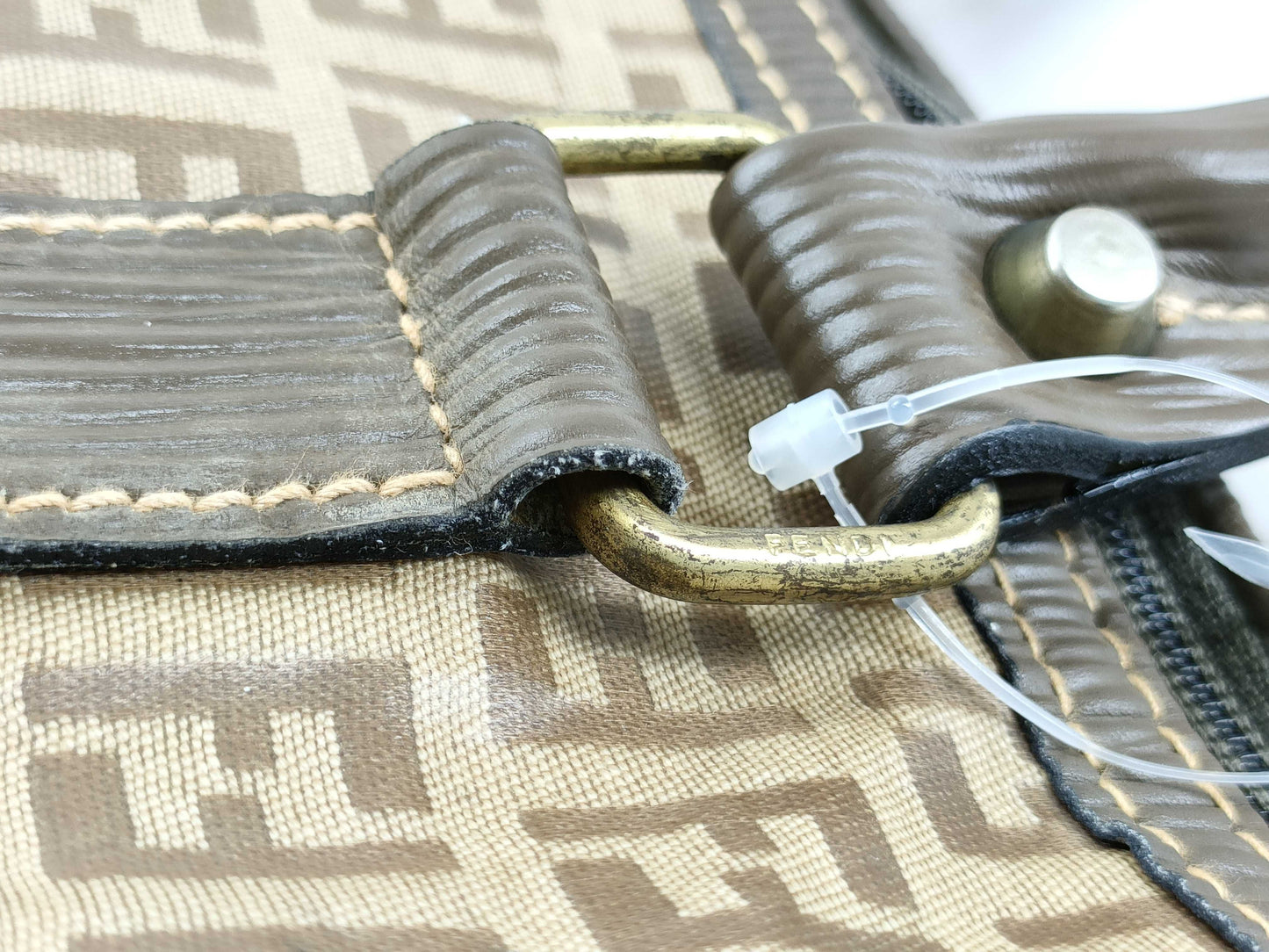 FENDI Zucchino PVC Boston Bag Boston Bag