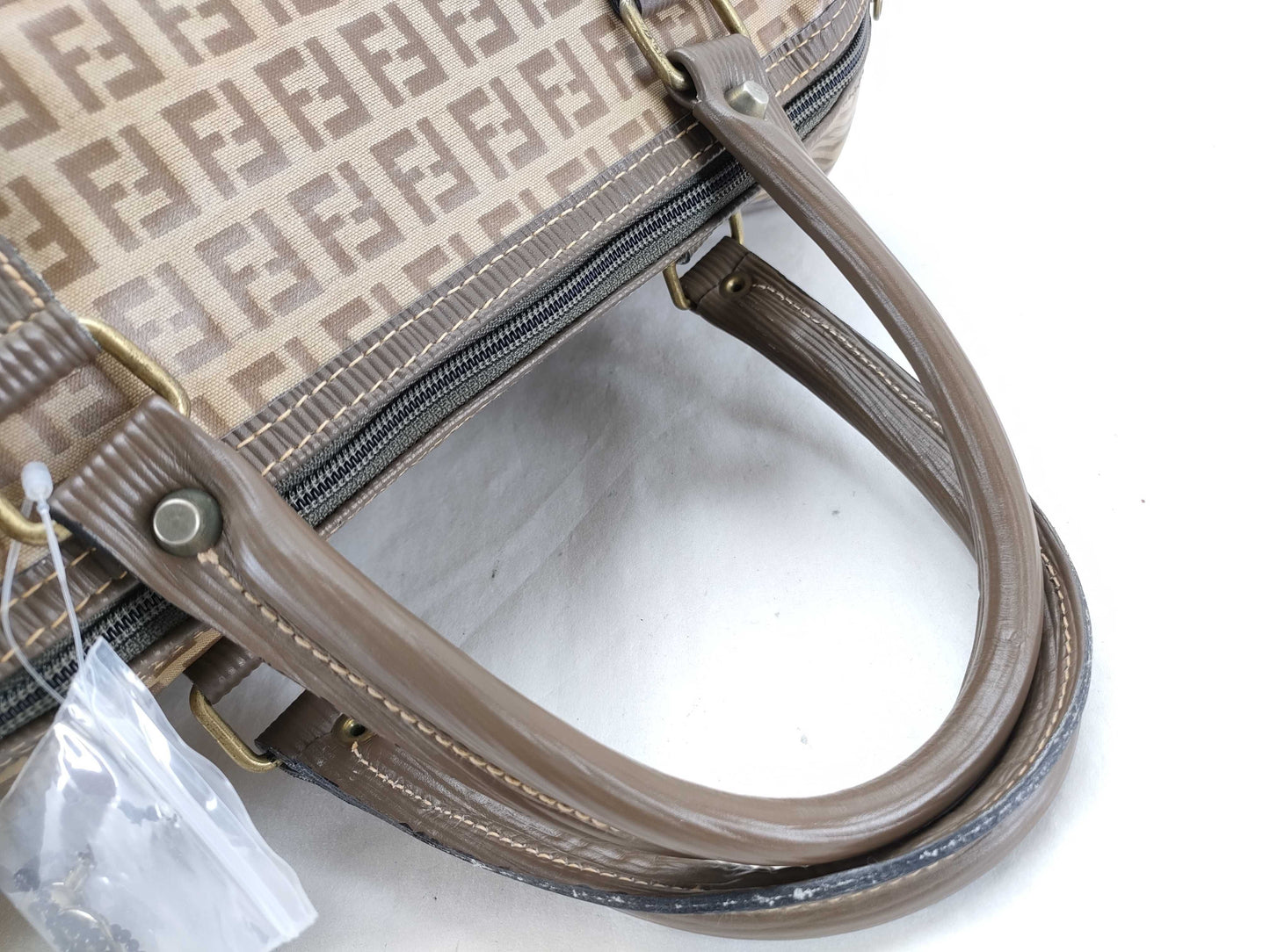 FENDI Zucchino PVC Boston Bag Boston Bag