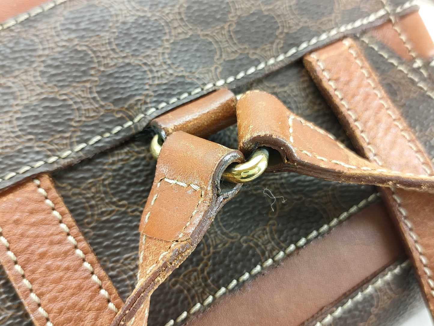 CELINE Macadam Drawstring Backpack