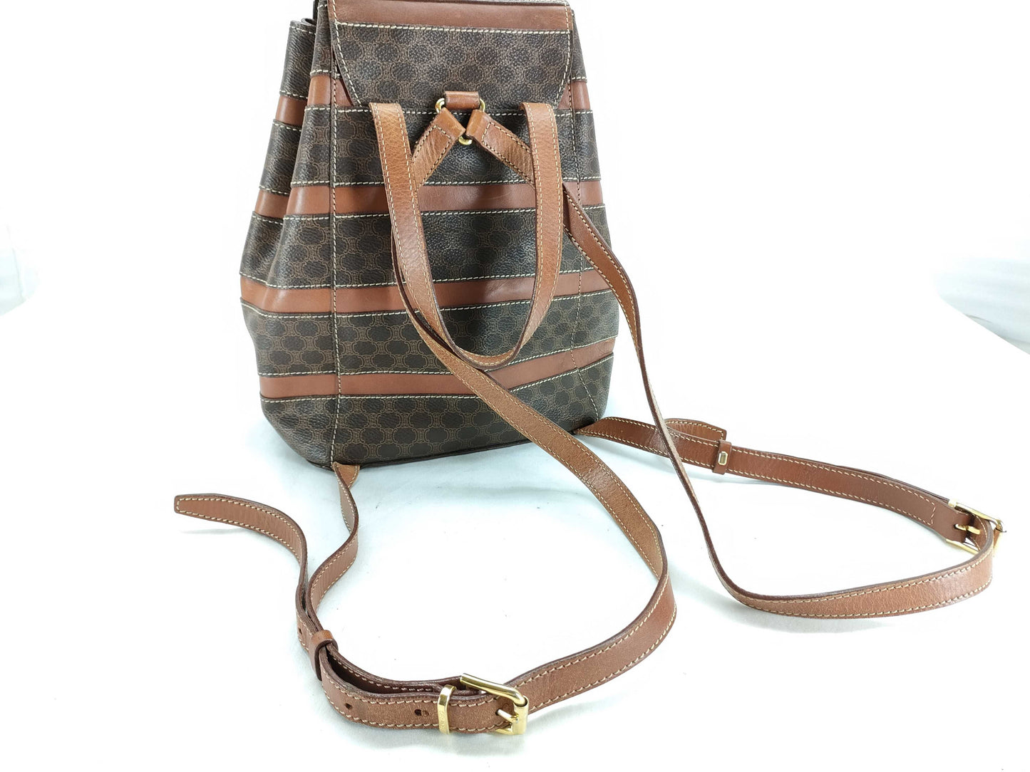 CELINE Macadam Drawstring Backpack