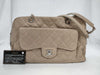 CHANEL Caviar Matelasse Chain Shoulder Bag with Silver Hardware