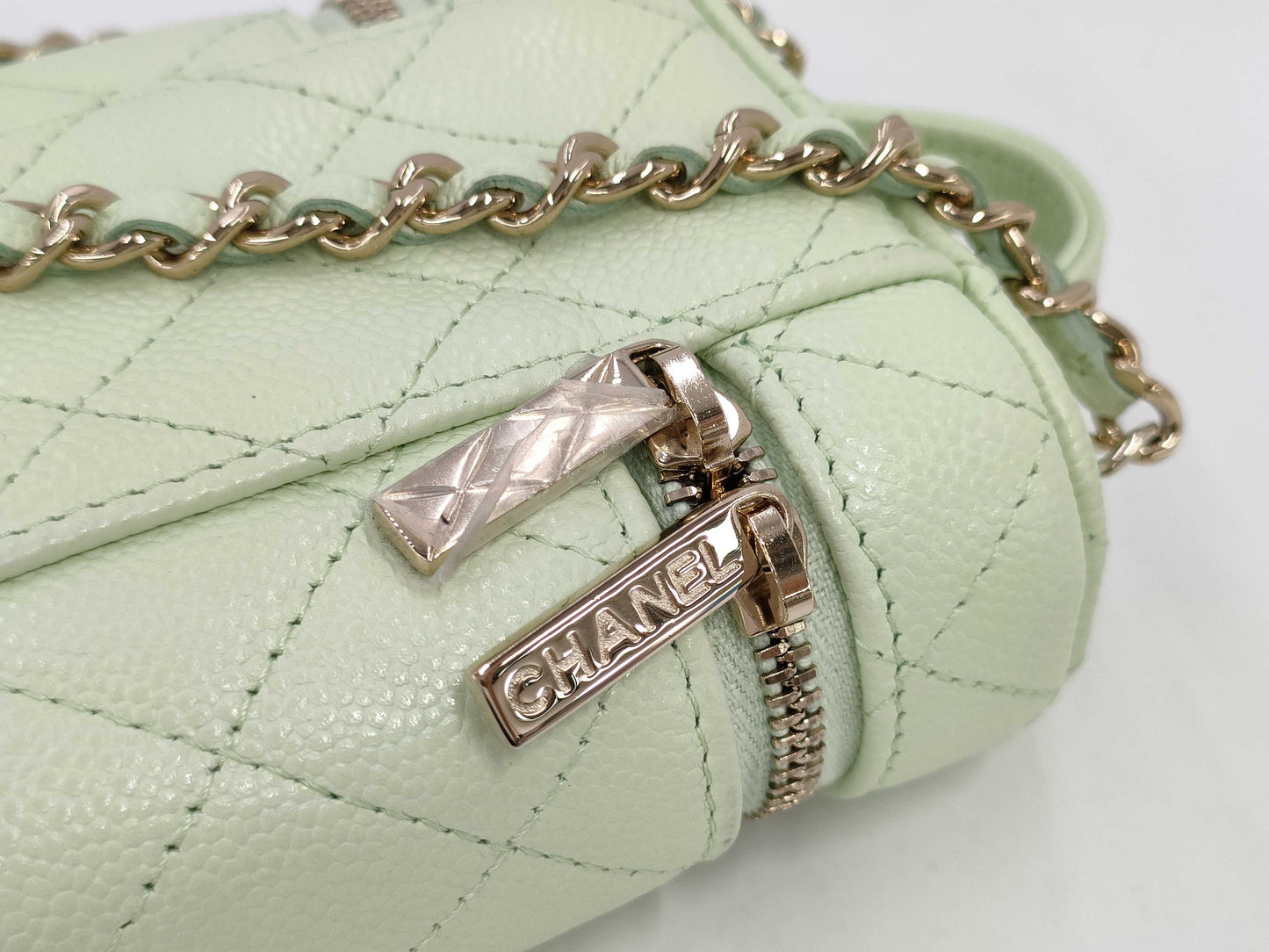 CHANEL Caviar Mini Vanity Bag Shoulder Bag