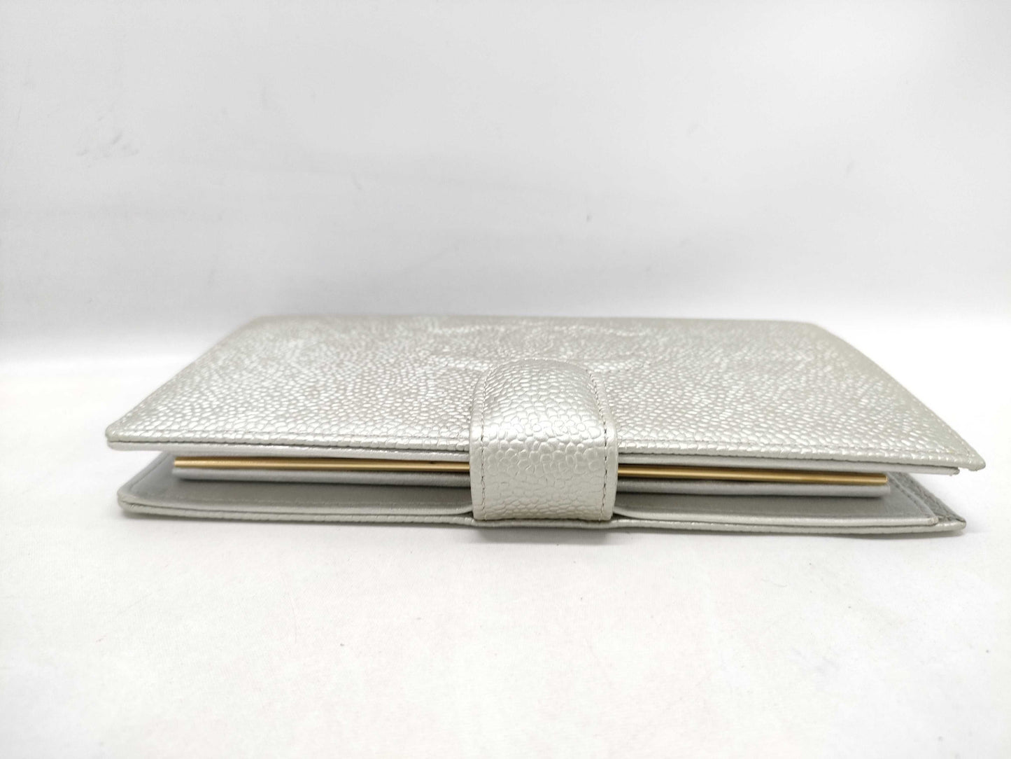 CHANEL Caviar Skin Caviar Coco Mark Wallet