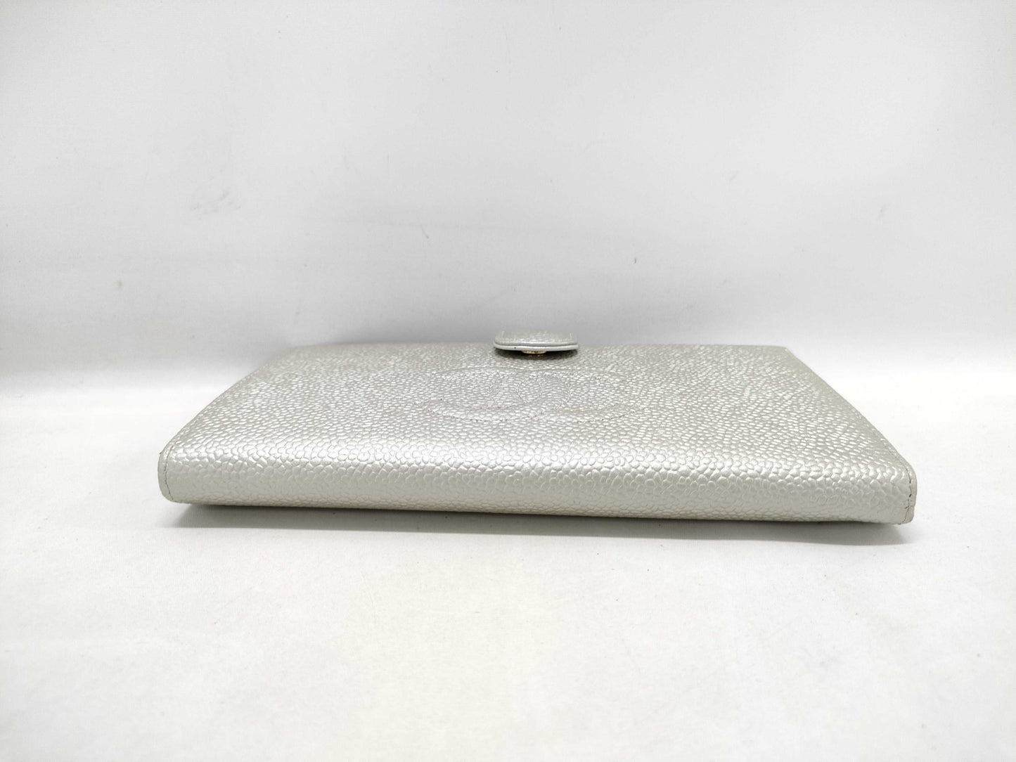 CHANEL Caviar Skin Caviar Coco Mark Wallet