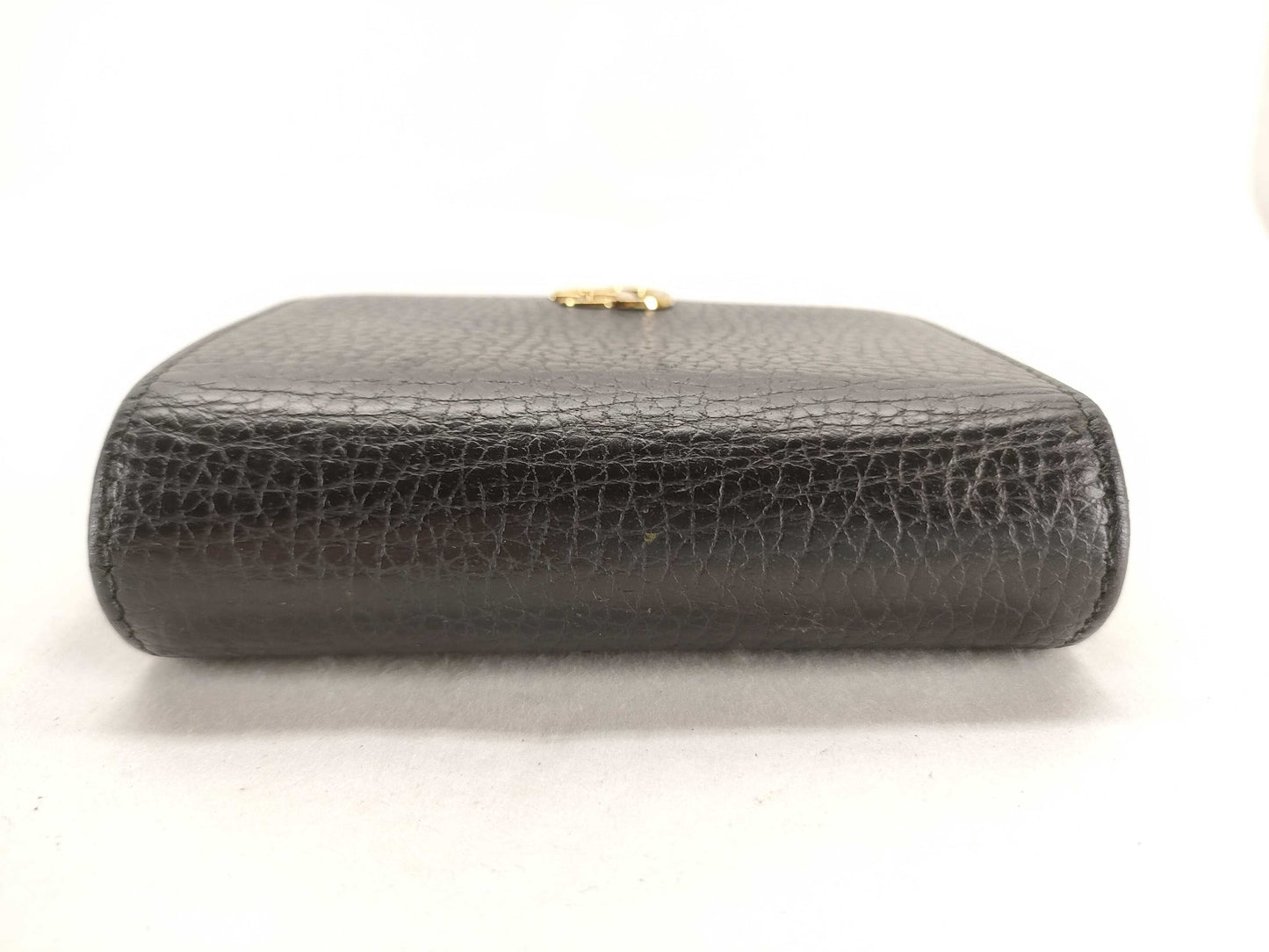 GUCCI GG Marmont Leather Tri-Fold Compact Wallet