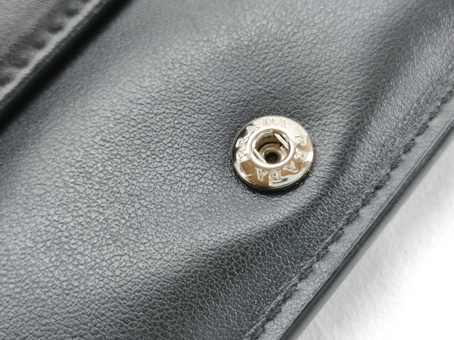 PRADA Leather Bifold Wallet