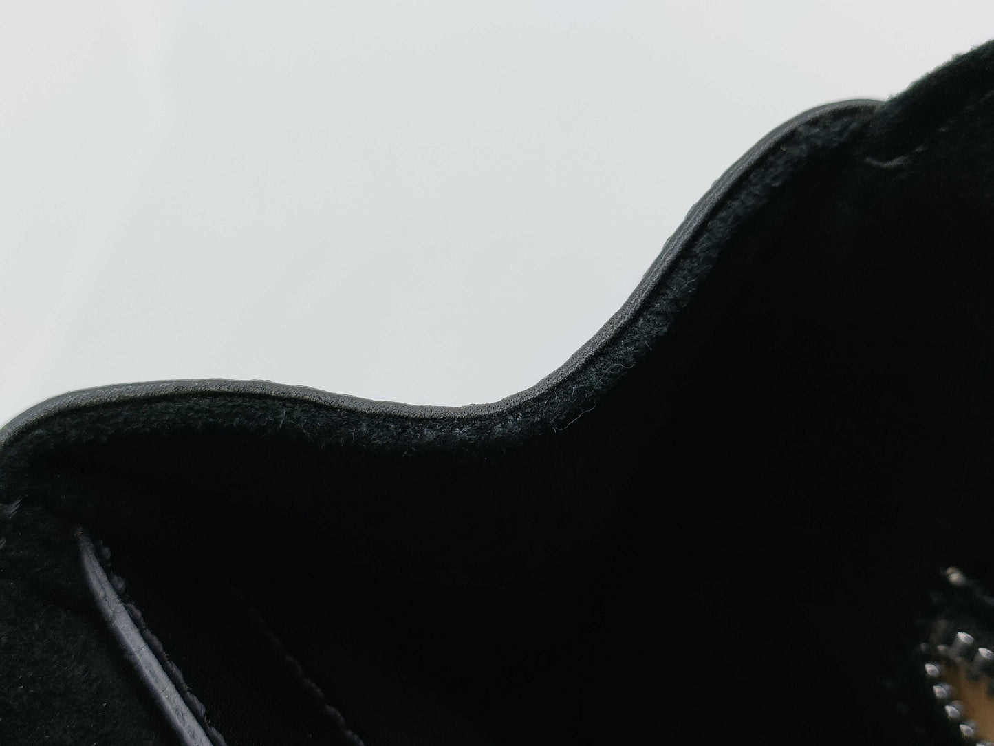 HIROFU Handbag Black Leather H Logo Bag