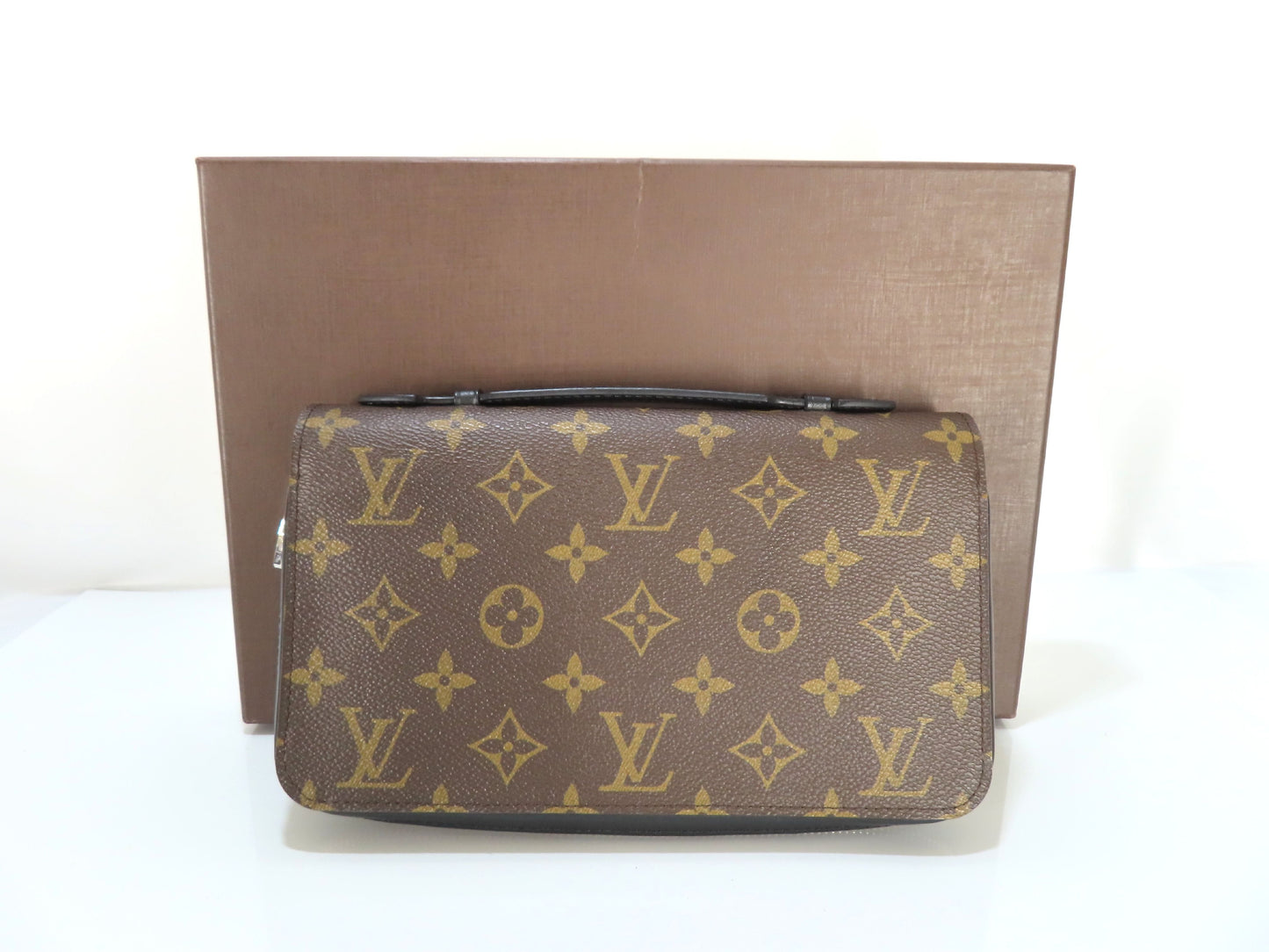 LOUIS VUITTON Monogram Macassar Zippy XL Wallet M61506 CA3185