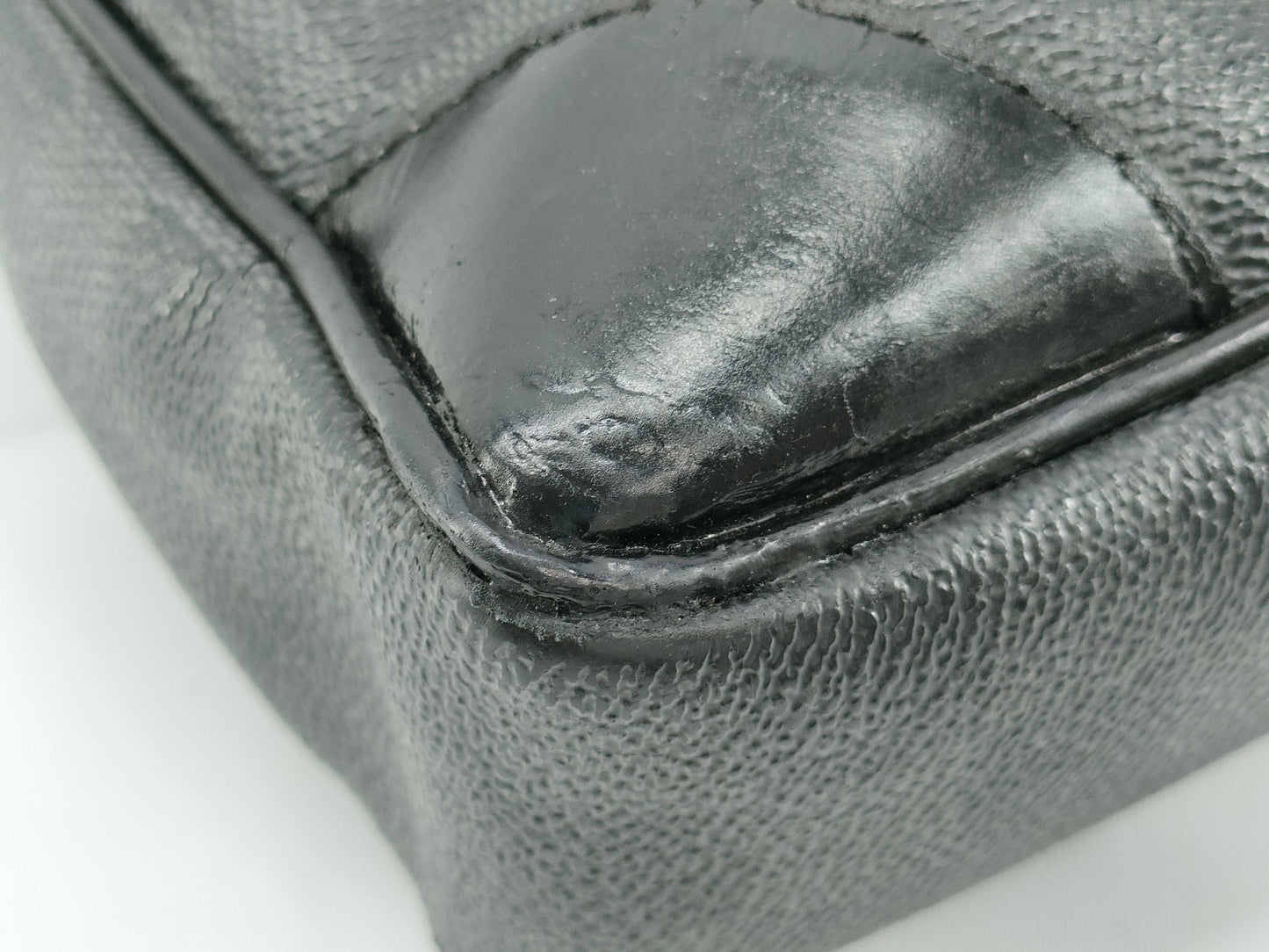 LOUIS VUITTON N41478 Damier Graphite Men's Briefcase, Business Bag BA1132, Tag Missing