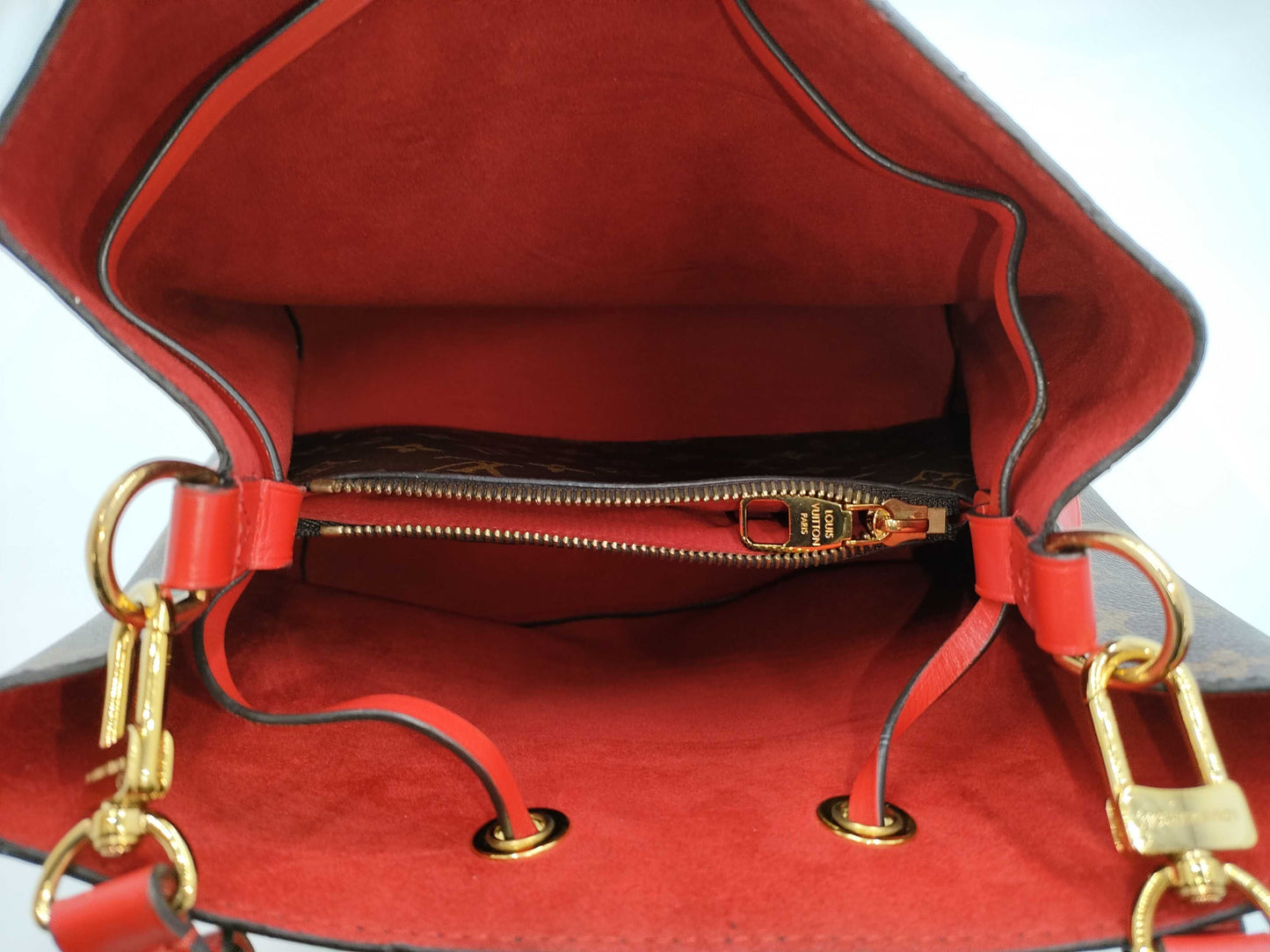 LOUIS VUITTON M44021 Monogram NeoNoe Coquelicot Shoulder Bag