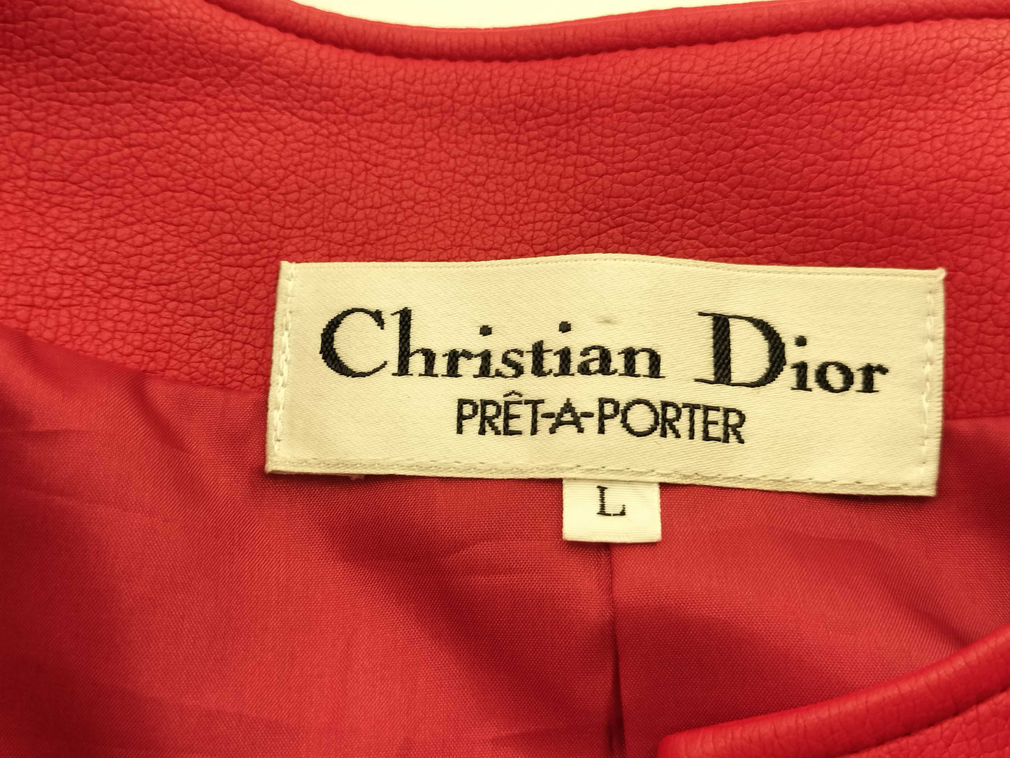 Dior Vintage Set All Leather Jacket/Skirt Other Apparel