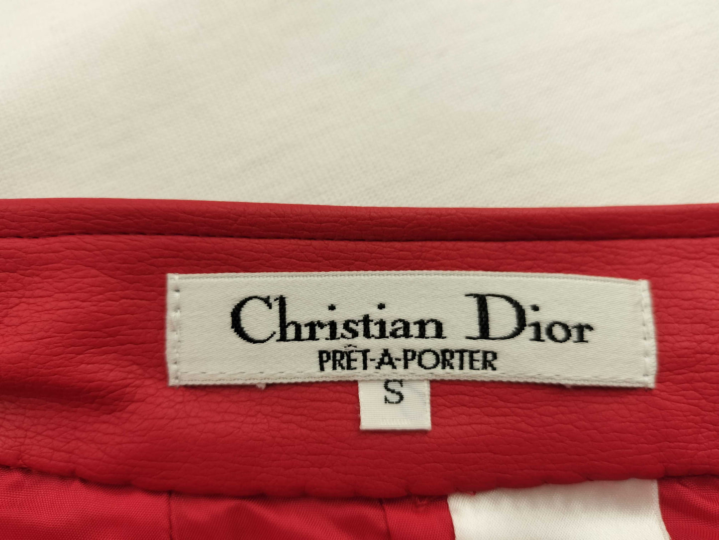 Dior Vintage Set All Leather Jacket/Skirt Other Apparel