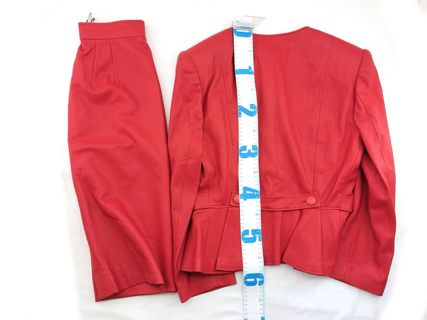 Dior Vintage Set All Leather Jacket/Skirt Other Apparel