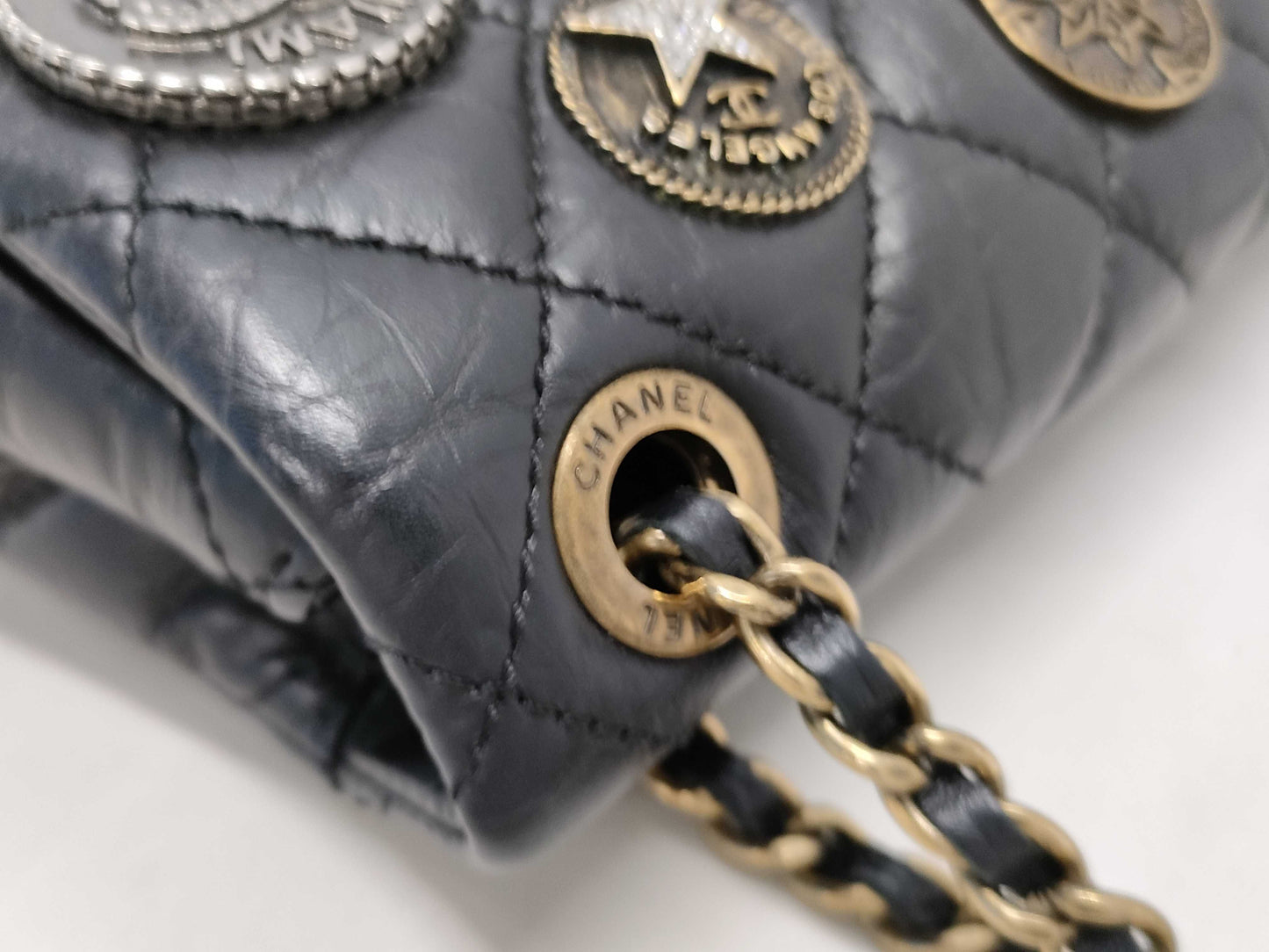 CHANEL Matelasse Coin Chain Shoulder Bag