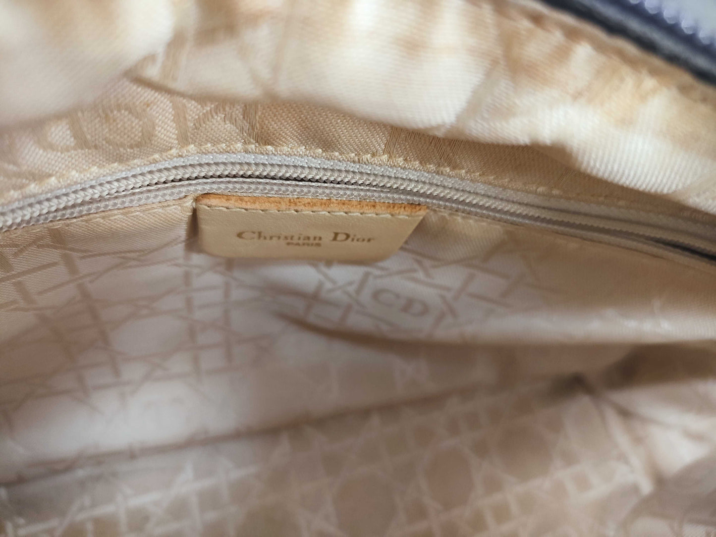 Dior Lady Dior Dior Handbag Shoulder Bag 2WAY Cannage Lady Dior Green Strap Handbag