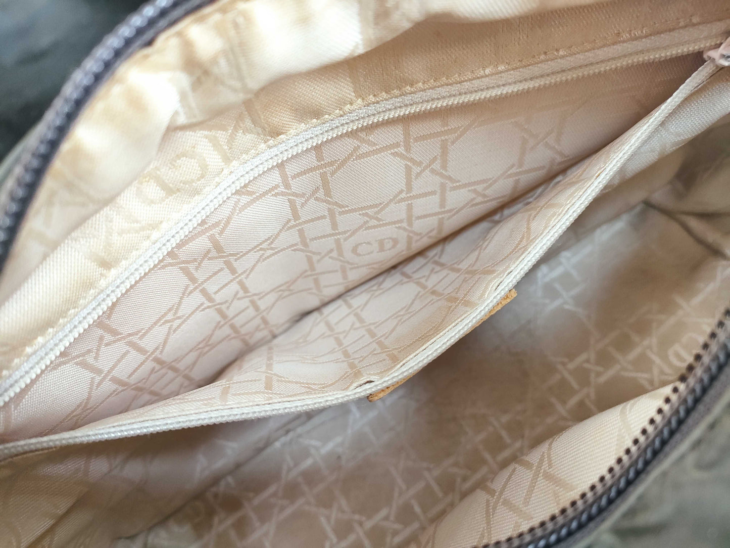 Dior Lady Dior Dior Handbag Shoulder Bag 2WAY Cannage Lady Dior Green Strap Handbag