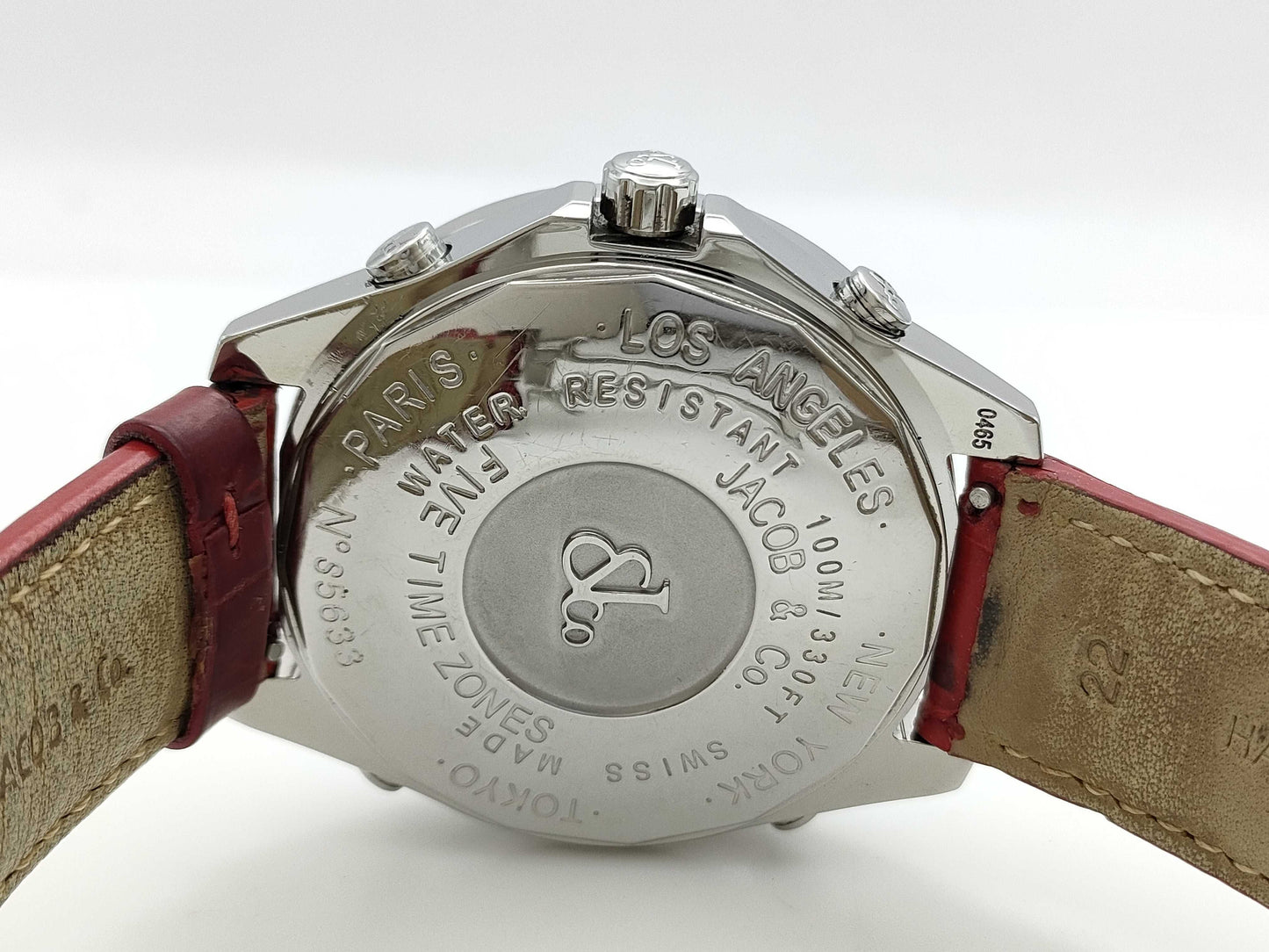 Jacob & Co. Jacob Five Time Zone S5633 Quartz TOKYO Immovable Men's Watch