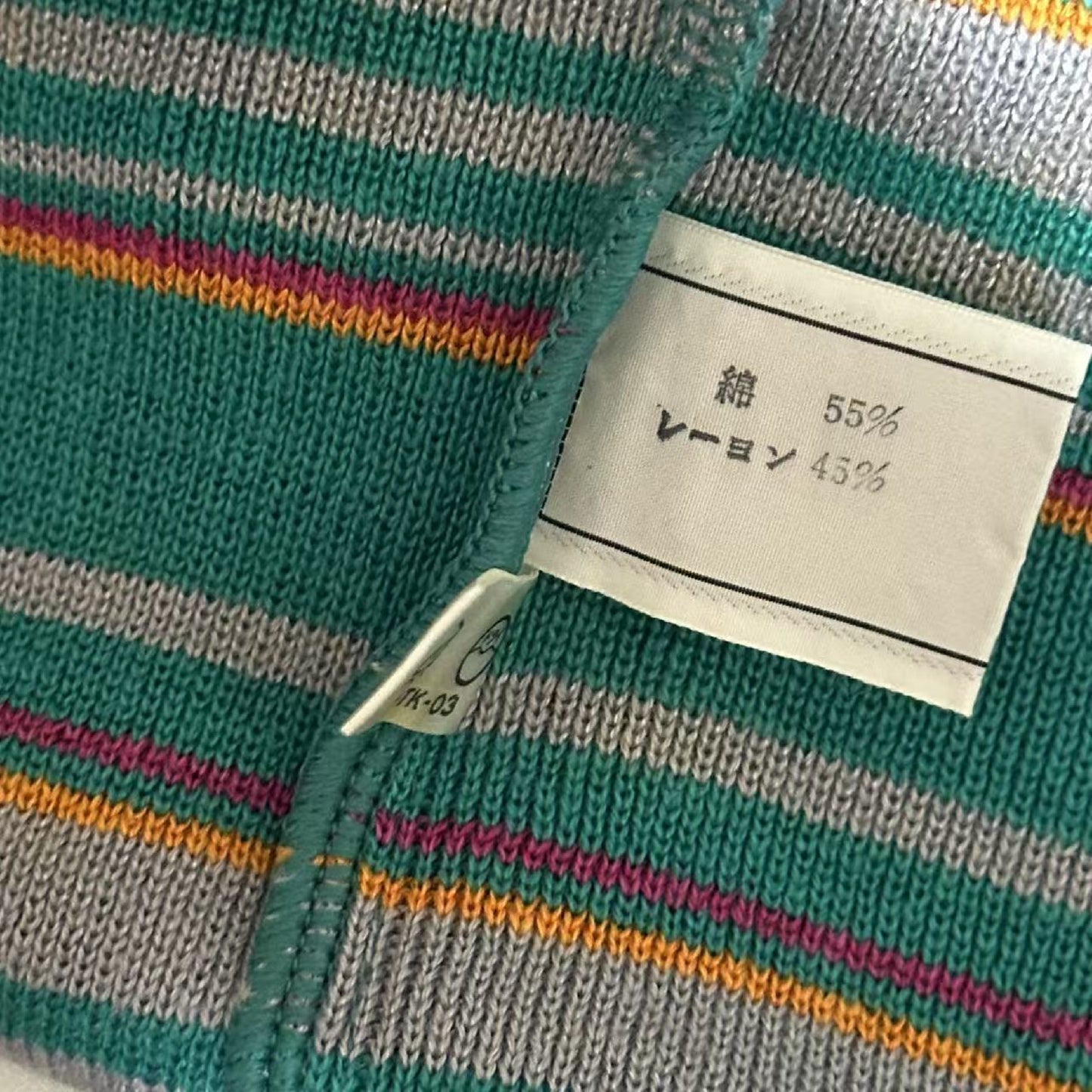 Dior Christian Dior Striped Knit Tops M
