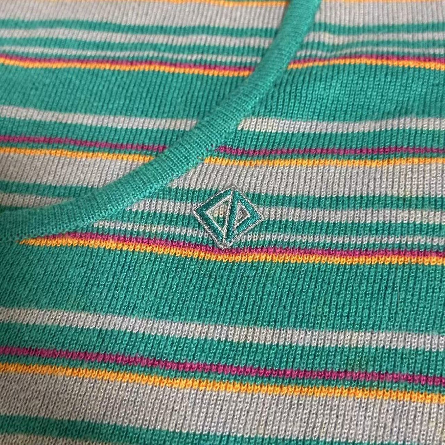 Dior Christian Dior Striped Knit Tops M