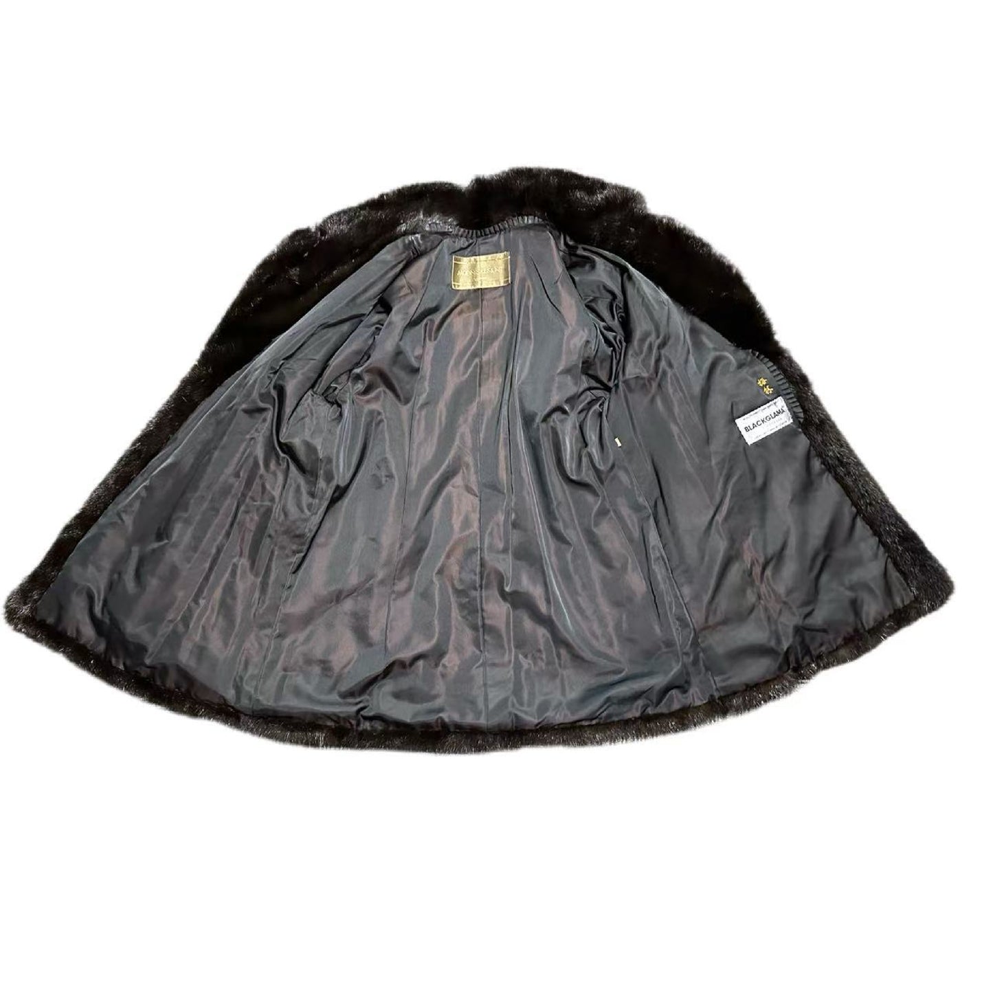 MOON CRESENT BLACKGLAMA 17 fur coat