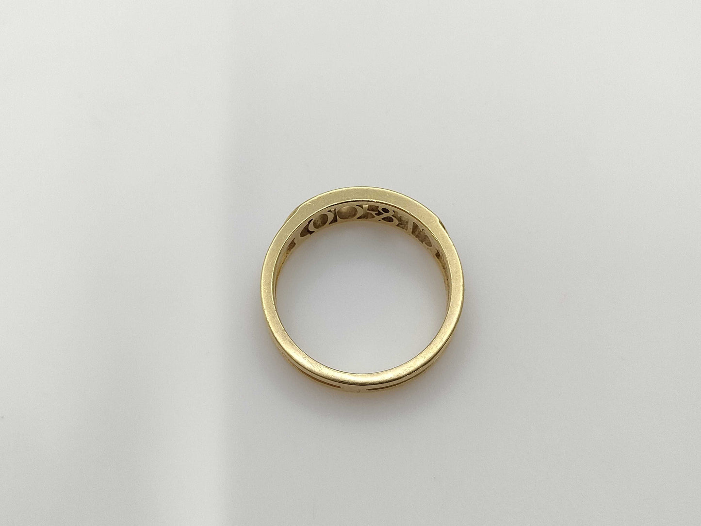 Tiffany & Co. Tiffany & Co. Logo Yellow Gold 750 2.5g Ring