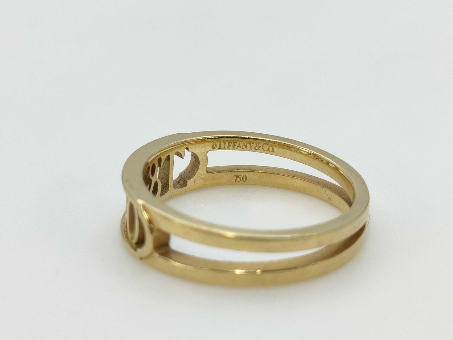 Tiffany & Co. Tiffany & Co. Logo Yellow Gold 750 2.5g Ring