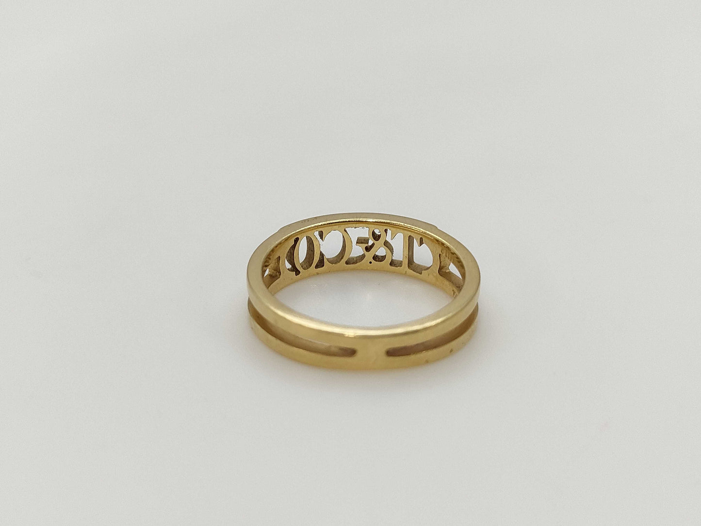 Tiffany & Co. Tiffany & Co. Logo Yellow Gold 750 2.5g Ring